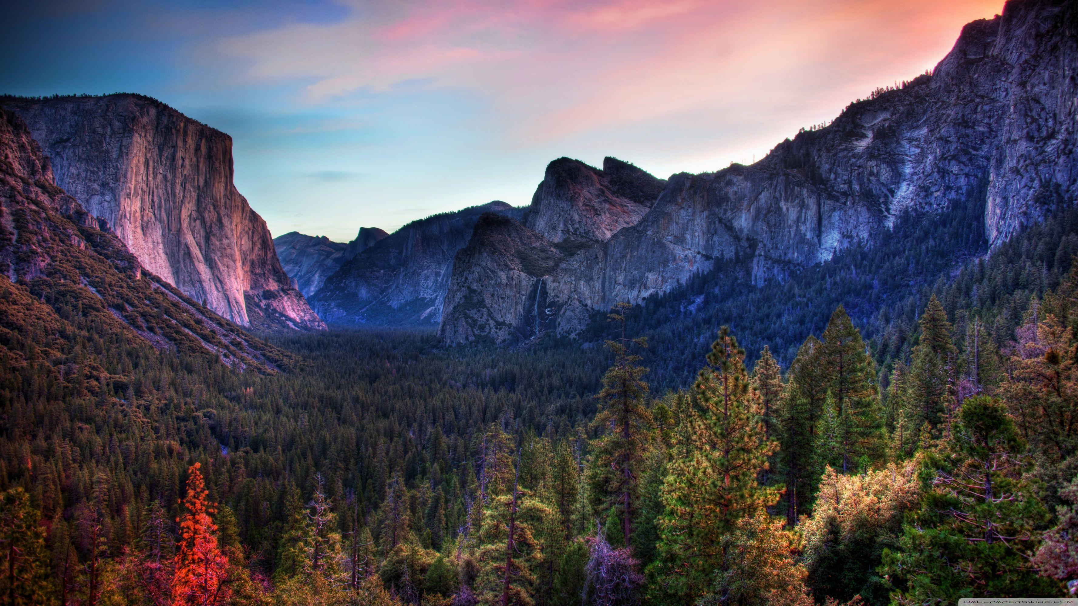 3554x1999 The Yosemite Valley ❤ 4K HD Desktop Wallpaper for 4K Ultra HD TV