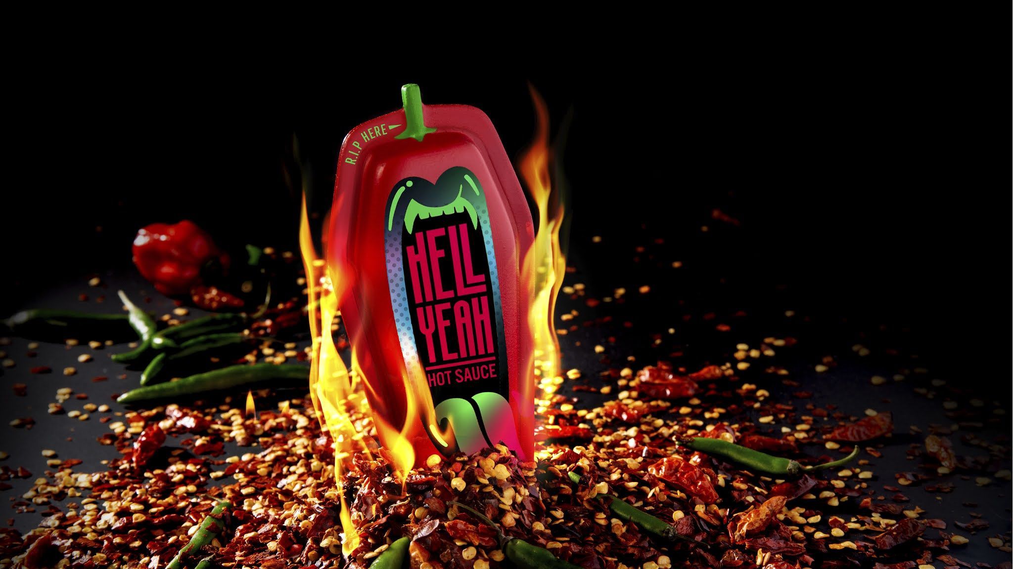 2048x1152 Hell Yeah Hot Sauce