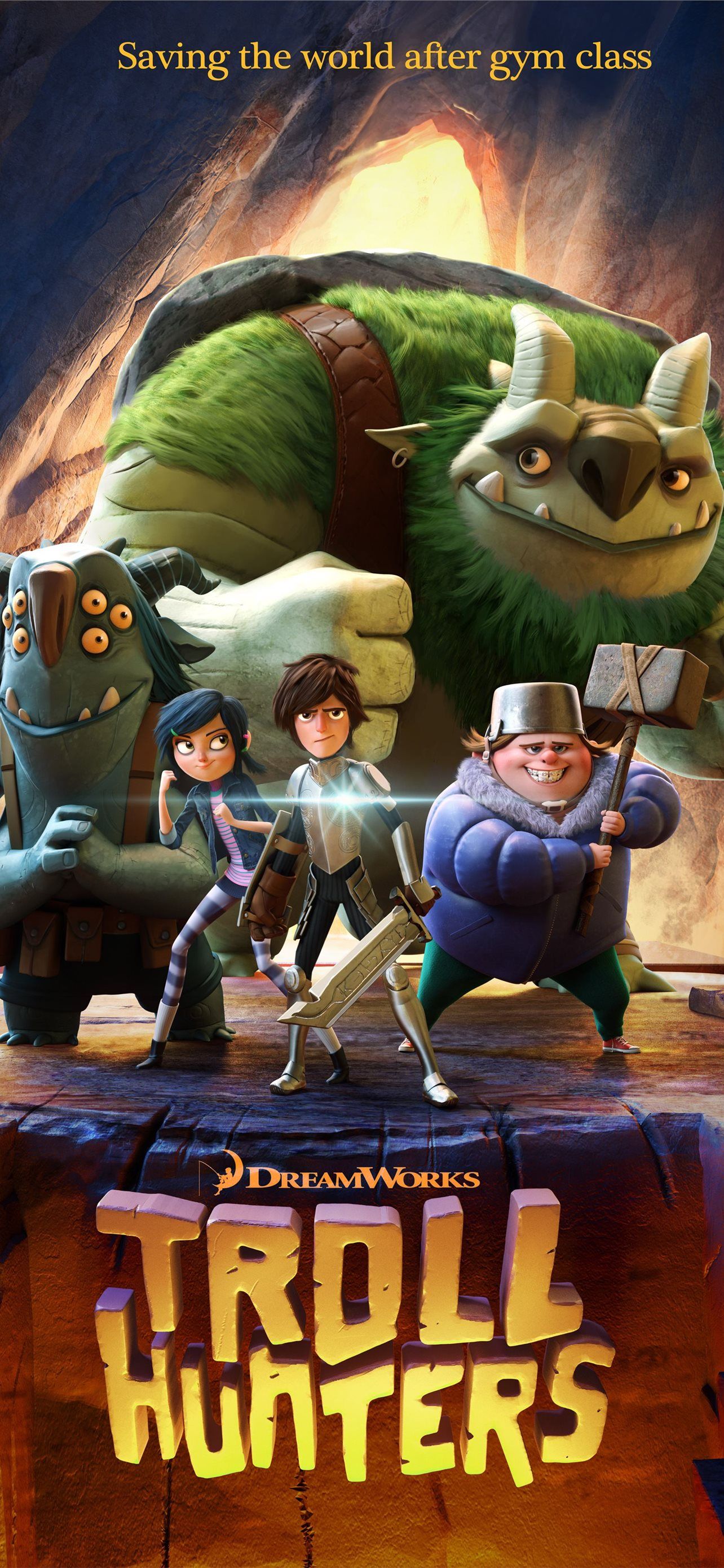 1284x2778 Trollhunters Poster iPhone Wallpaper Free Download