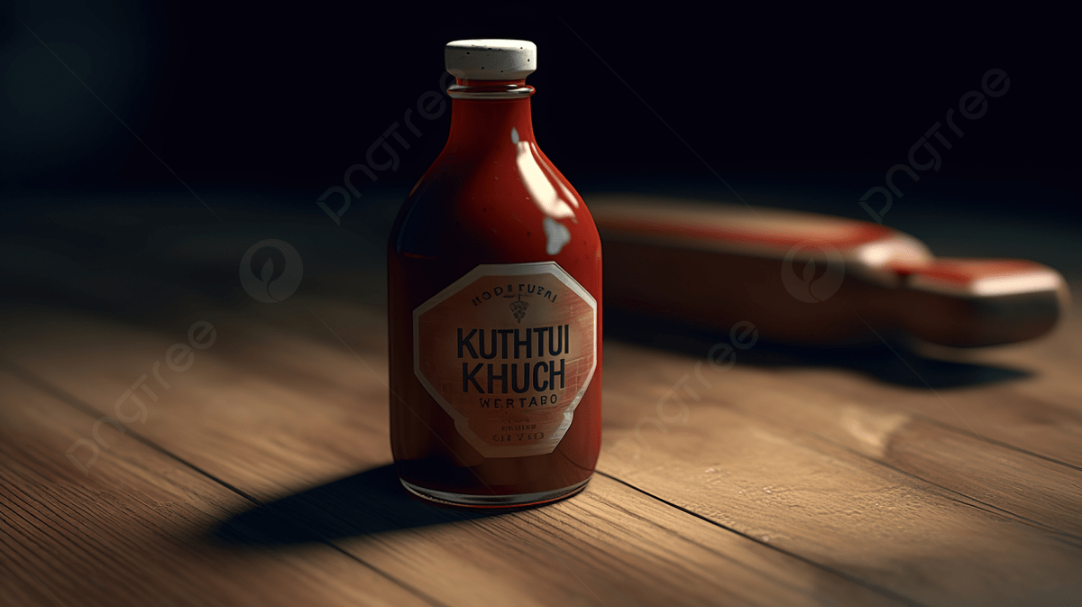 1200x673 Hot Sauce Bottle Styled After A Vintage Bottle Using The Black And White Effect Background, Picture Of Ketchup Background Image And Wallpaper for Free Download