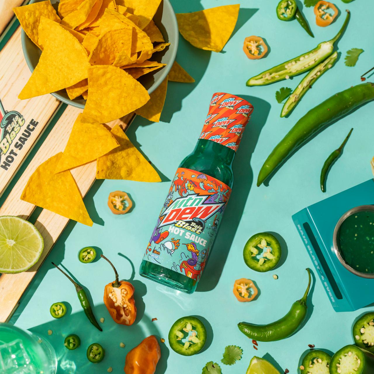 1280x1280 Where To Get Mtn Dew Baja Blast Hot Sauce. FN Dish The Scenes, Food Trends, And Best Recipes : Food Network