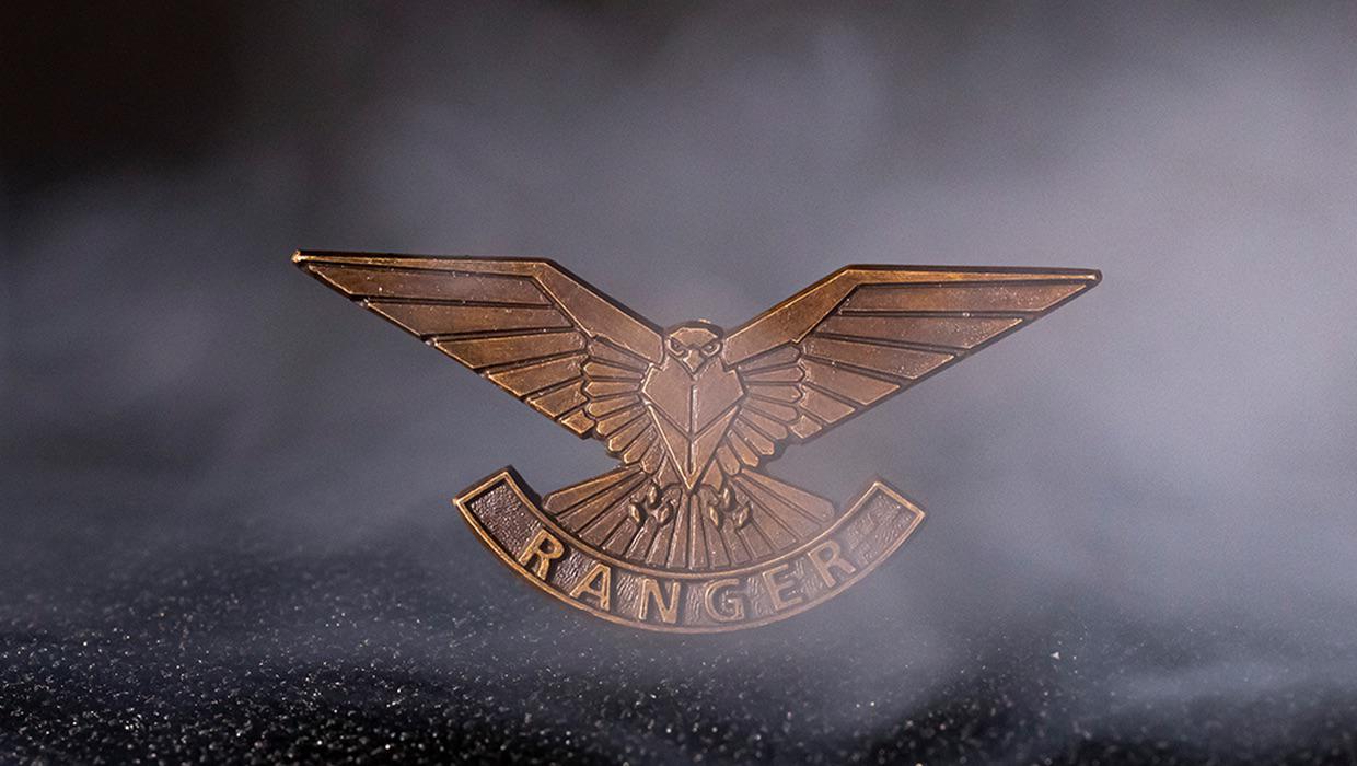 1240x700 Cap Badge of the UK's Ranger Regiment, a unit which shall be formed in 2023 under the Future Soldier Reform to specialize in Unconventional Warfare and Foreign Internal Defense, much inspired by