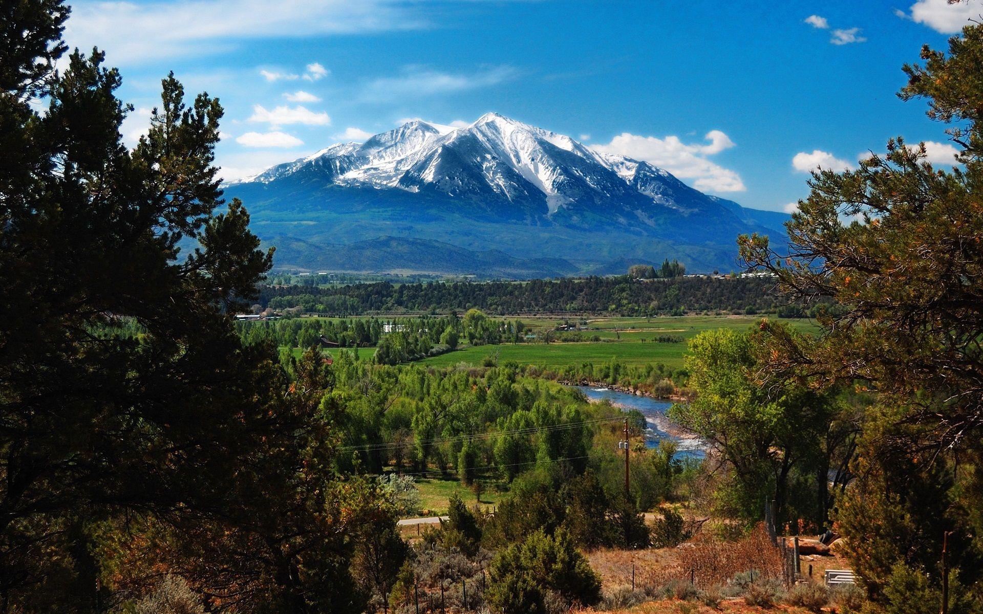 1920x1200 Wallpaper USA, Colorado, mountain, forest, trees 1920x1200 HD