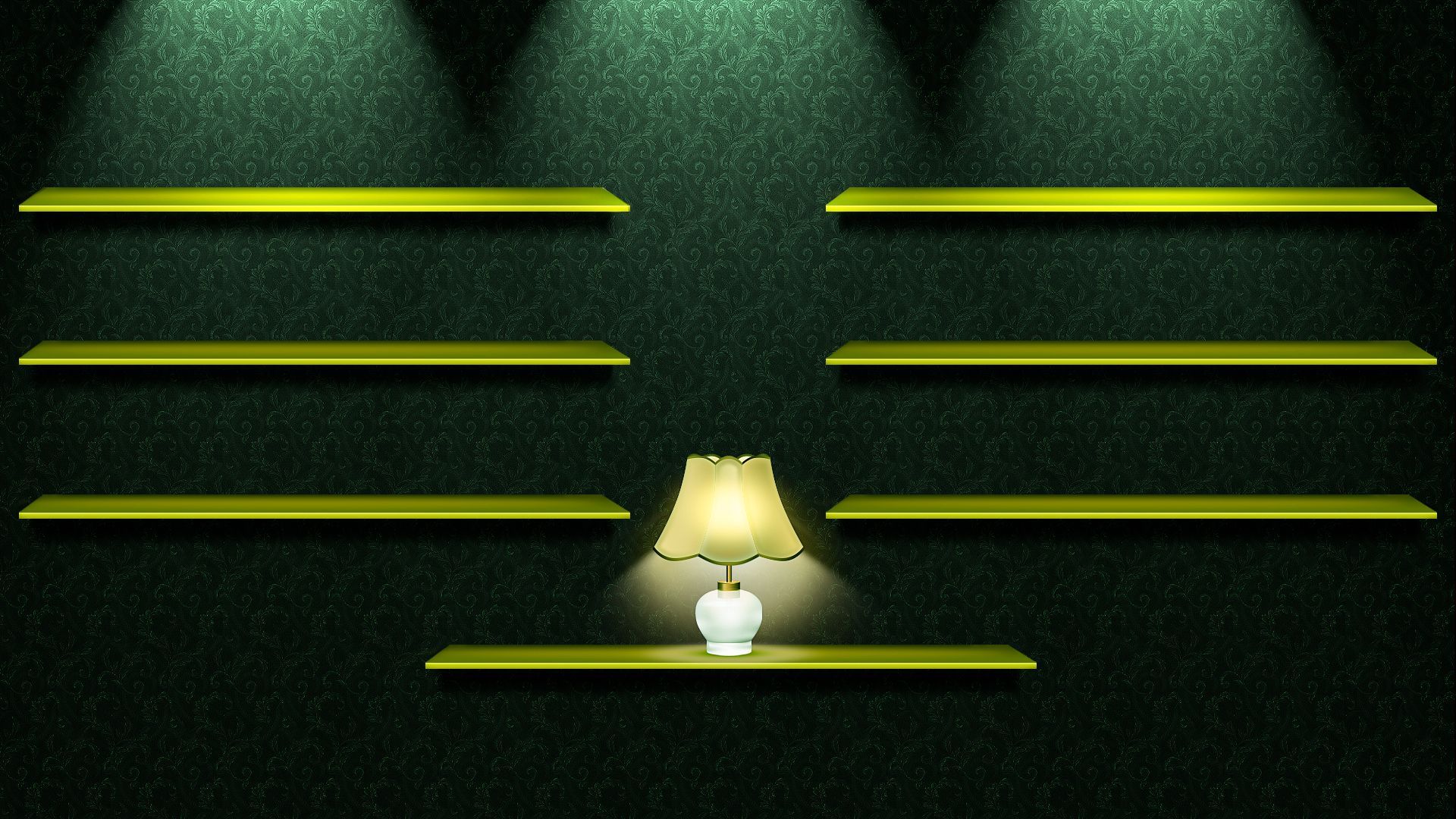 1920x1080 Desktop Icon Shelf Wallpaper. Wallpaper shelves, Desktop icons, Shelves