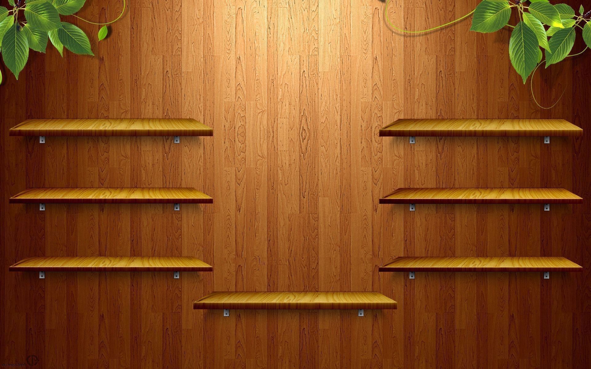 1920x1200 Desktop Icon Shelf Wallpaper