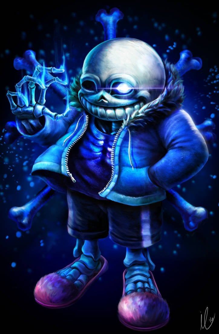 724x1103 My Megalovania fanart :)