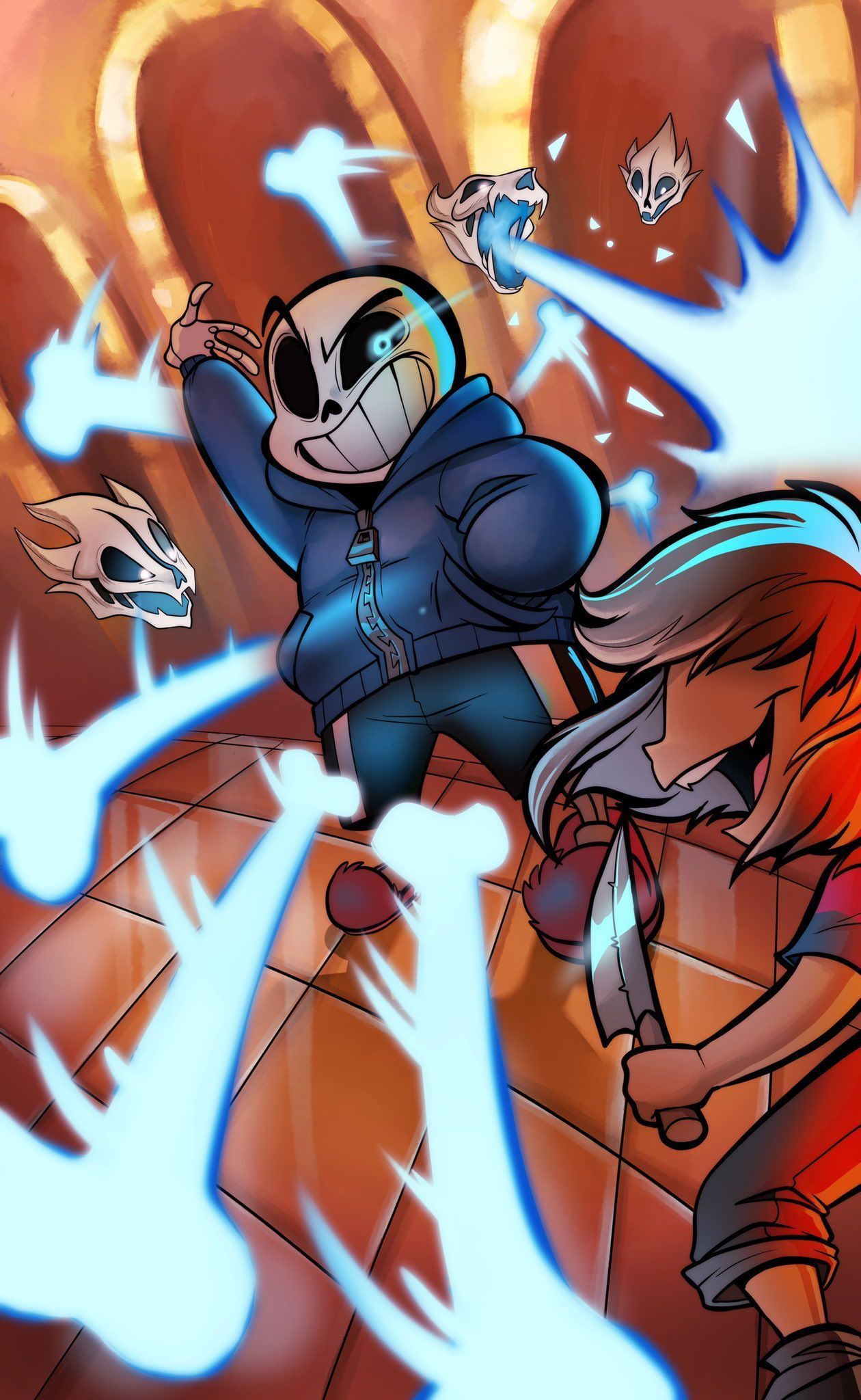 1260x2048 Madelezabeth Arts COMMS CLOSED on X: //first 4 notes of megalovania on repeat #undertale / X