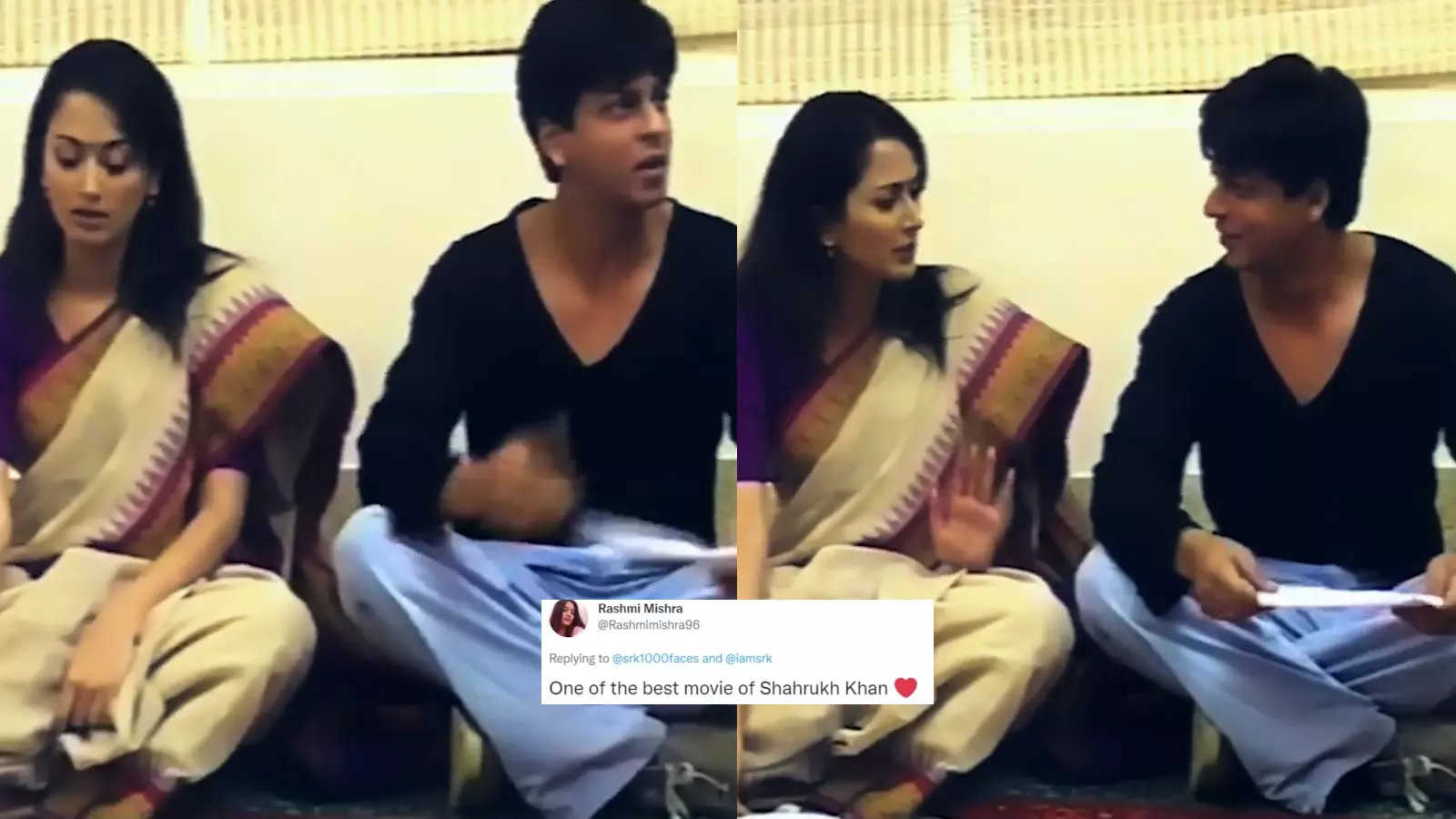 1600x900 Viral! Shah Rukh Khan's Old Video Rehearsing Lines From 'Swades' With Co Actress Gayatri Joshi Makes Fans Nostalgic. Hindi Movie News Of India