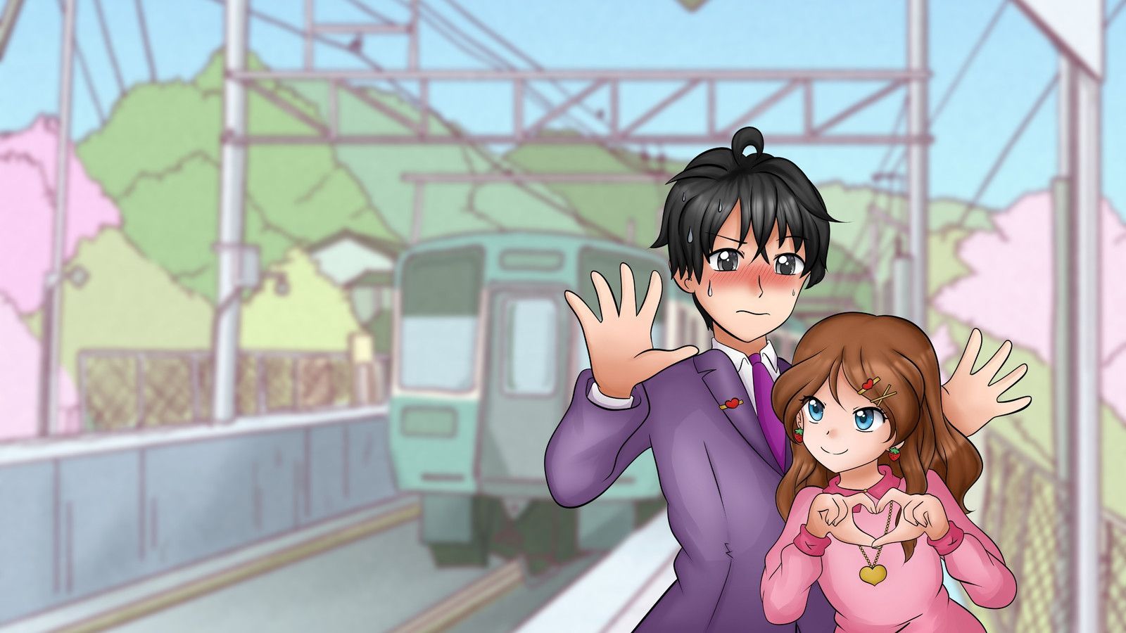 1600x900 customizable anime desktop wallpaper templates