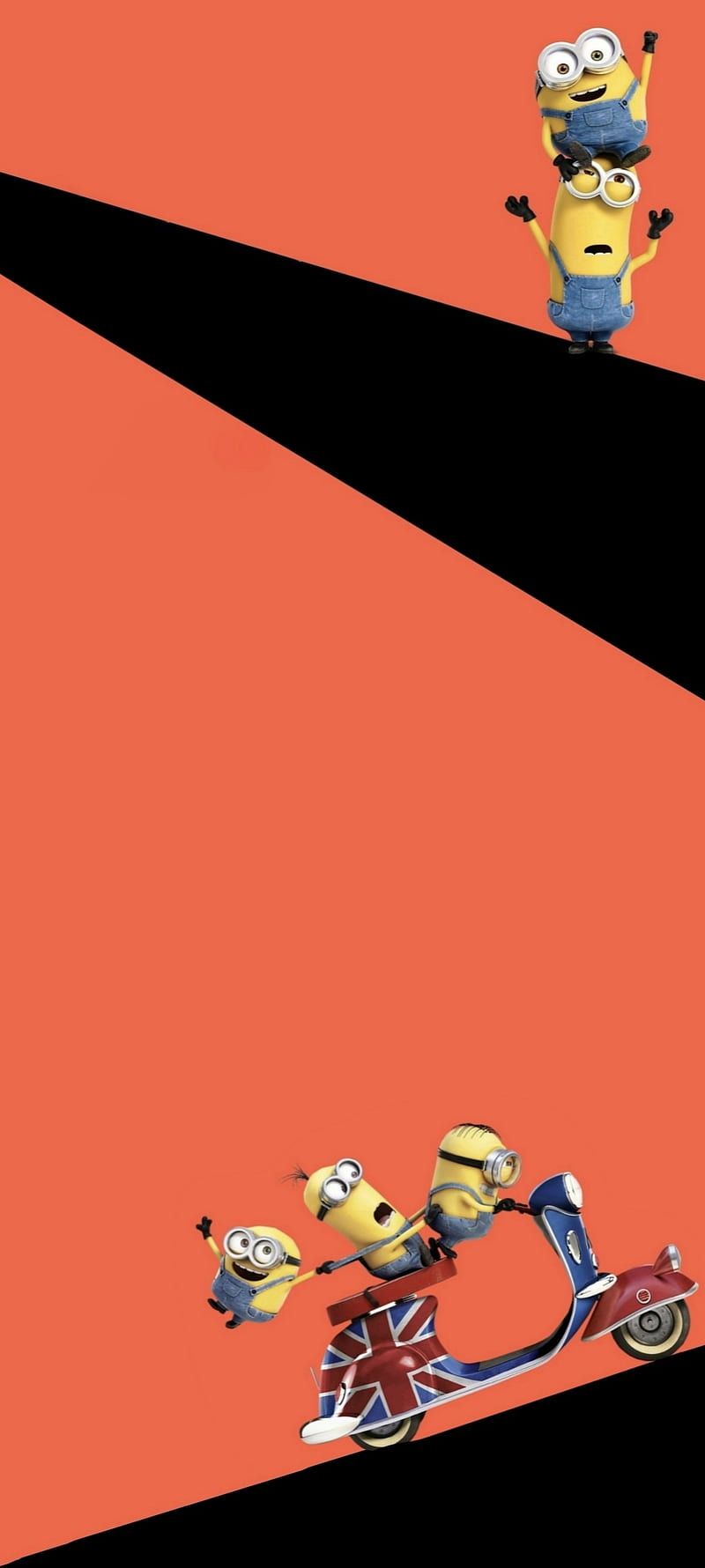 800x1780 Minions for iQOO mouse, iqoo united, disney, pixar, punch hole, santa, HD phone wallpaper