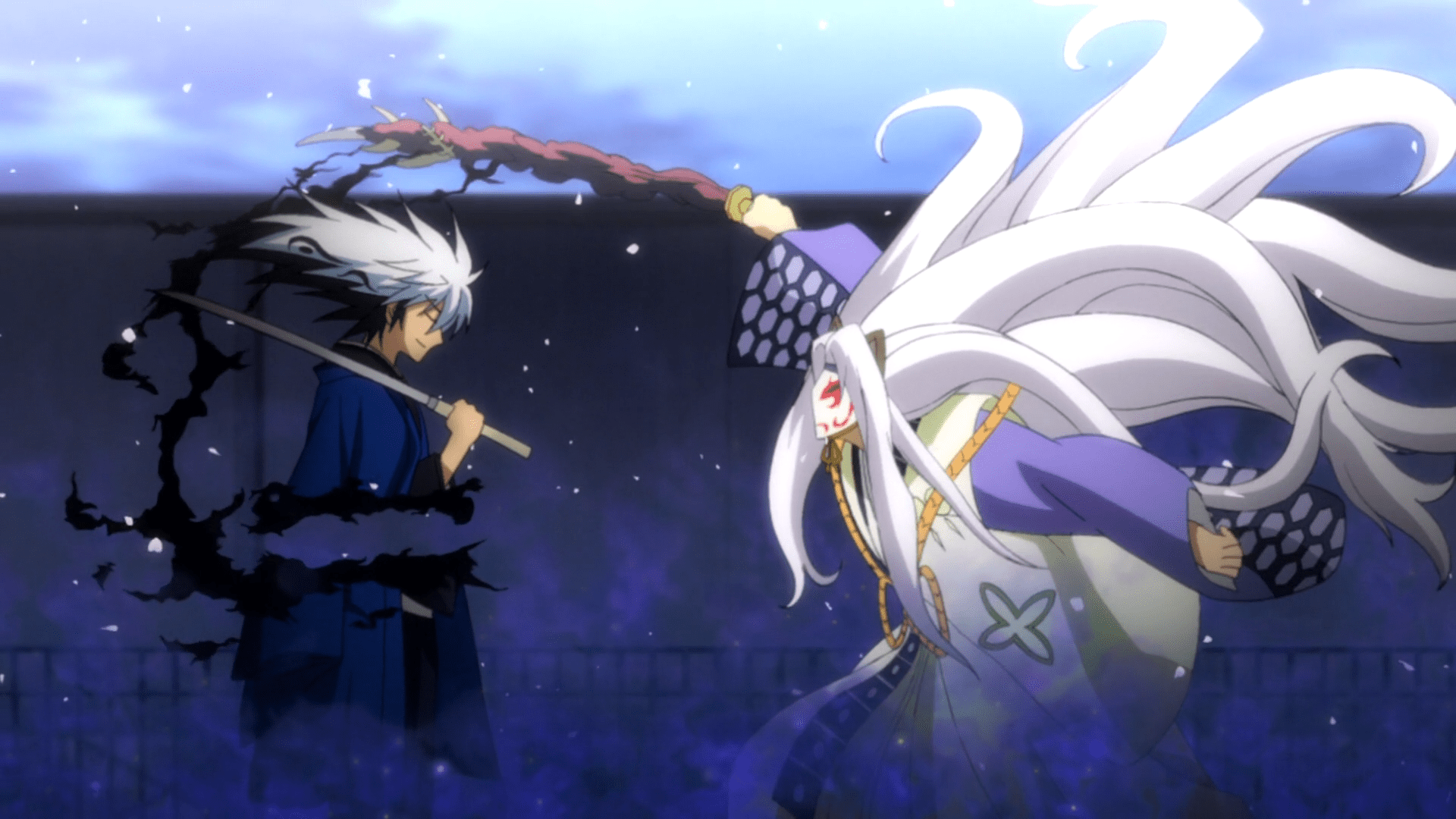 1920x1080 long hair, Nura Rikuo, Nurarihyon no Mago, anime, anime boys, swordx1080 Wallpaper