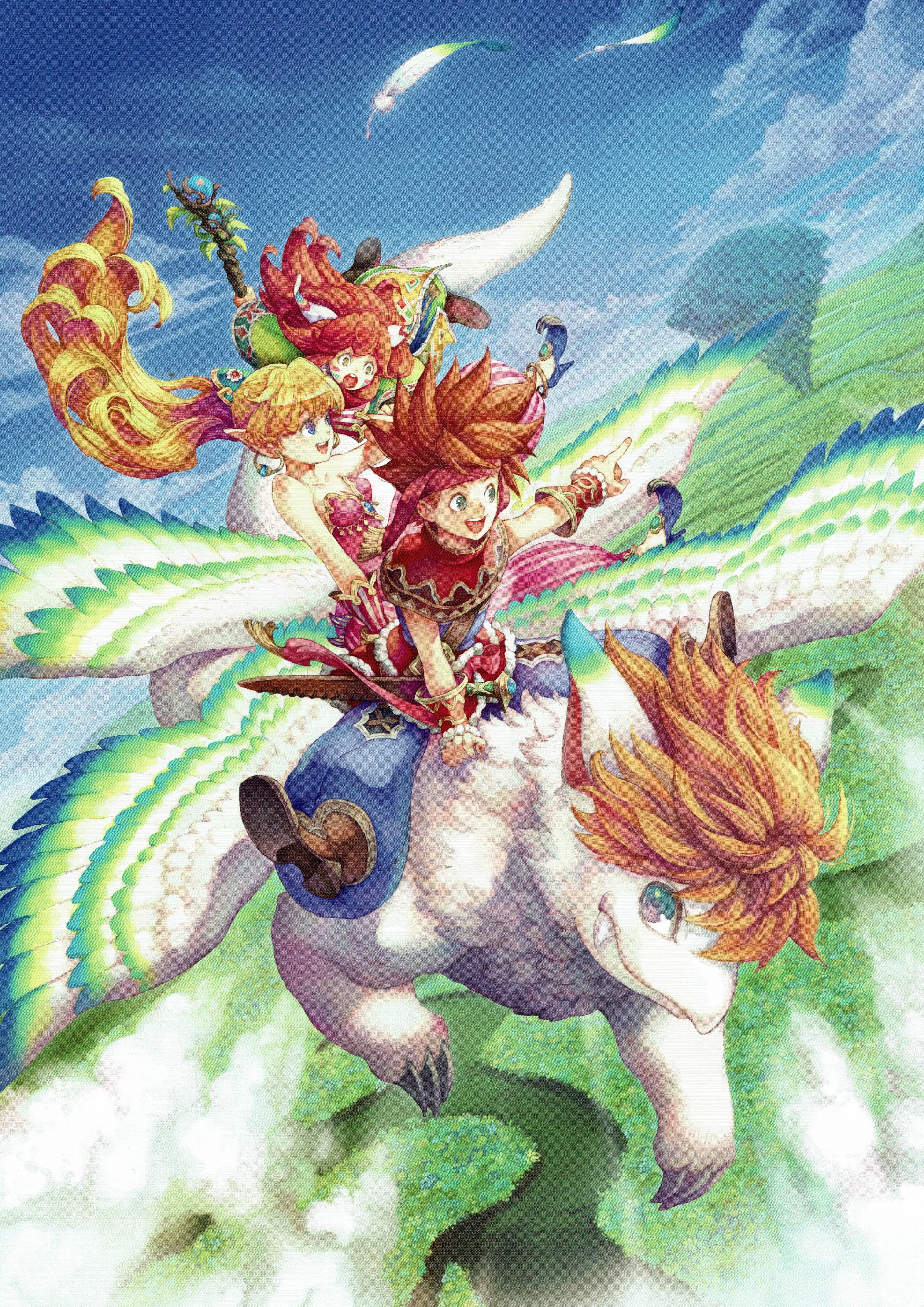 2897x4096 VideoGameArt&Tidbits on X: Secret of Mana (2018) artwork. / X
