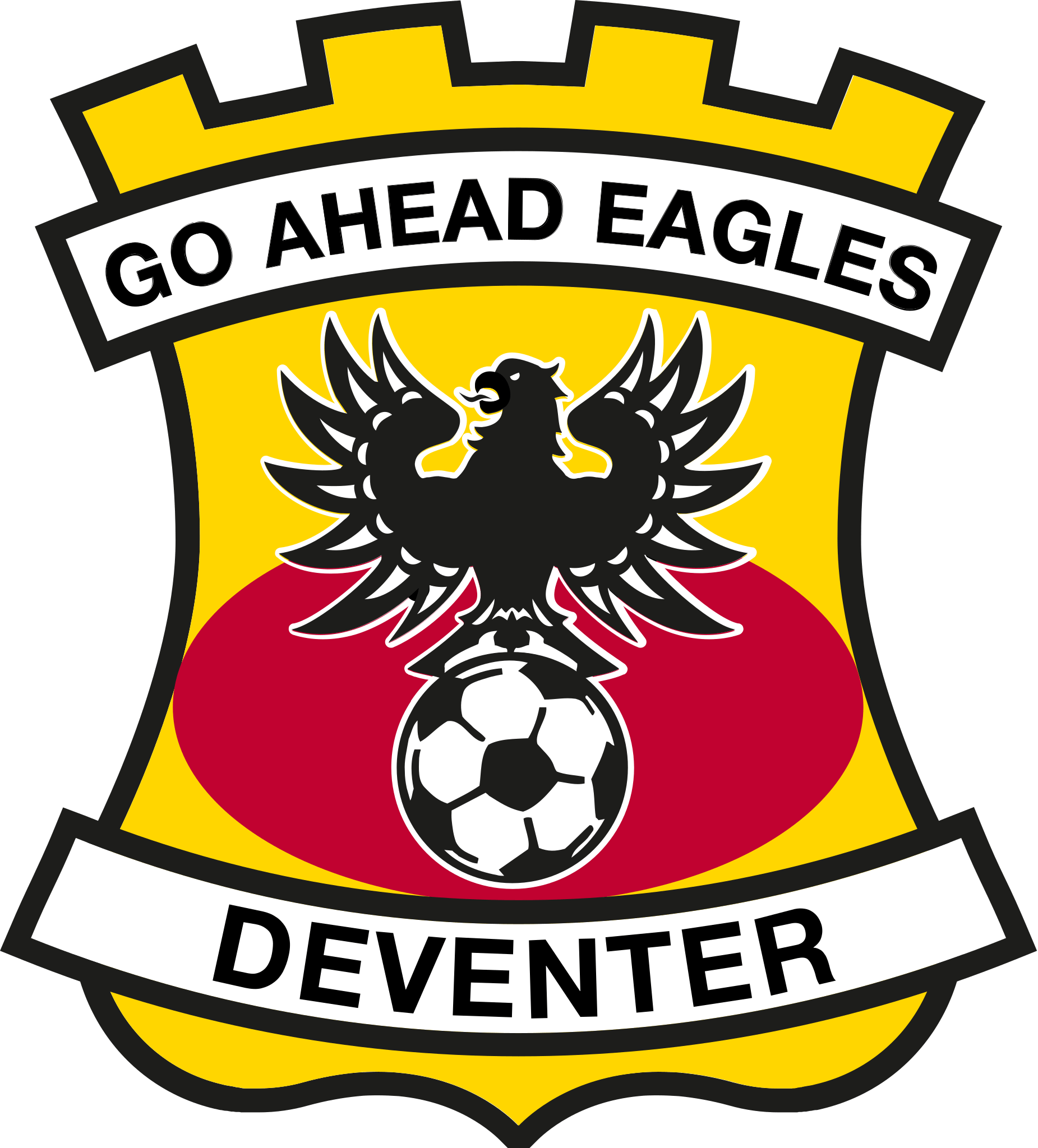 1851x2048 Go Ahead Eagles logo.svg