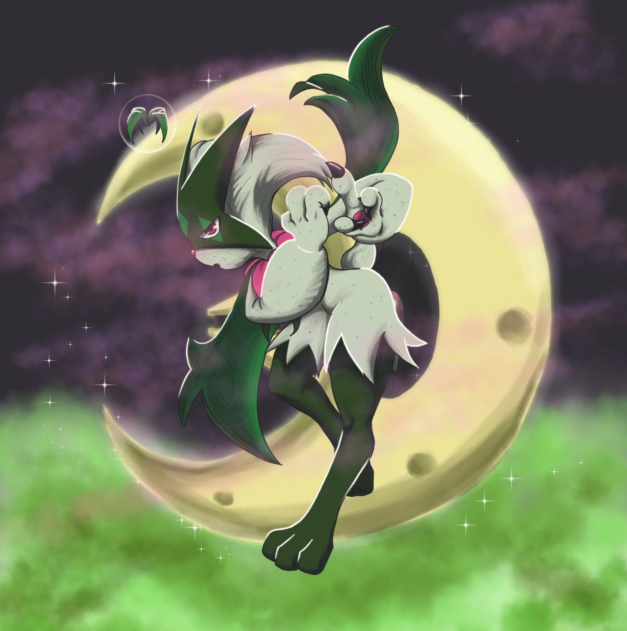 2150x2162 Meowscarada Wallpaper