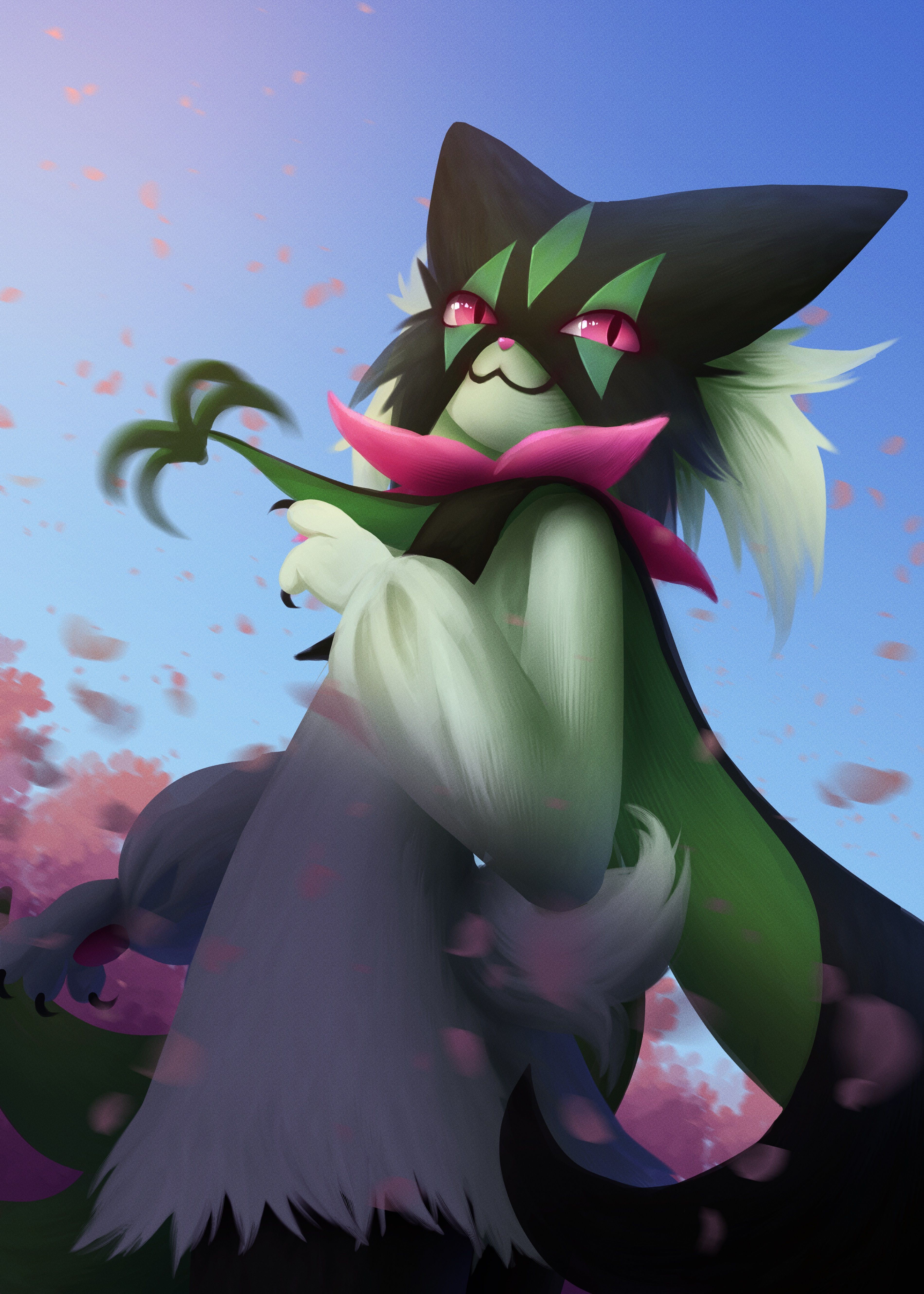 3800x5320 Meowscarada Pokemon Scarlet & Violet Canvas Artstyle Canada. Pokemon, Cute pokemon wallpaper, Pokemon art