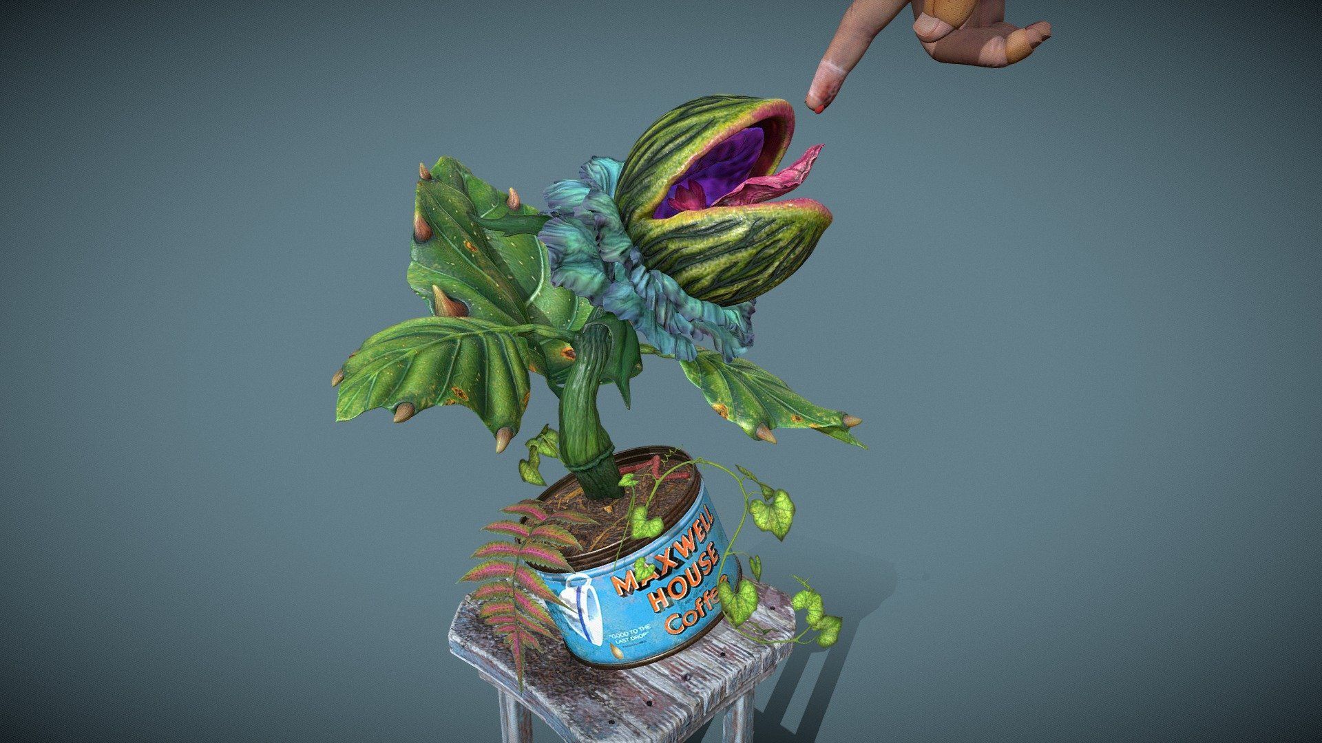 1920x1080 Feed Me! Audrey II. Little Shop of Horrors model by cheli_sanjuan [771ea44]