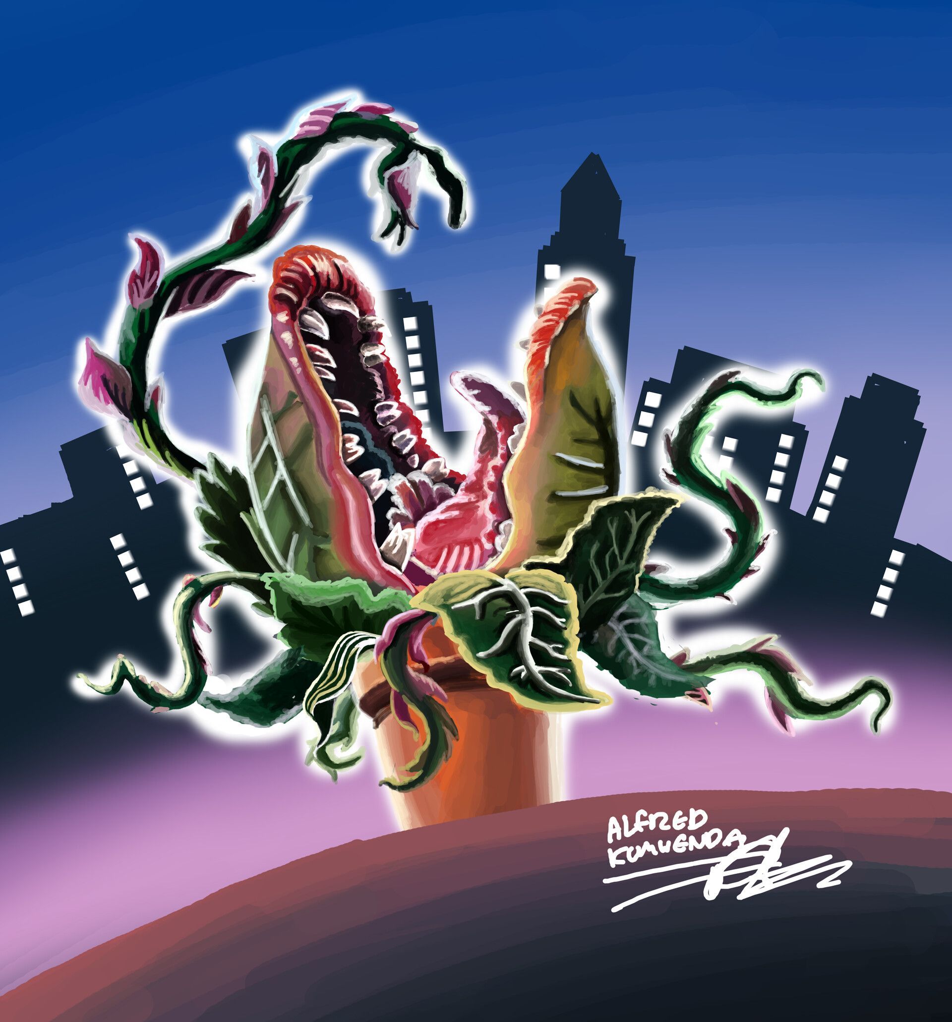 1920x2061 Audrey 2 Fanart From Little Shop of Horrors (1986)