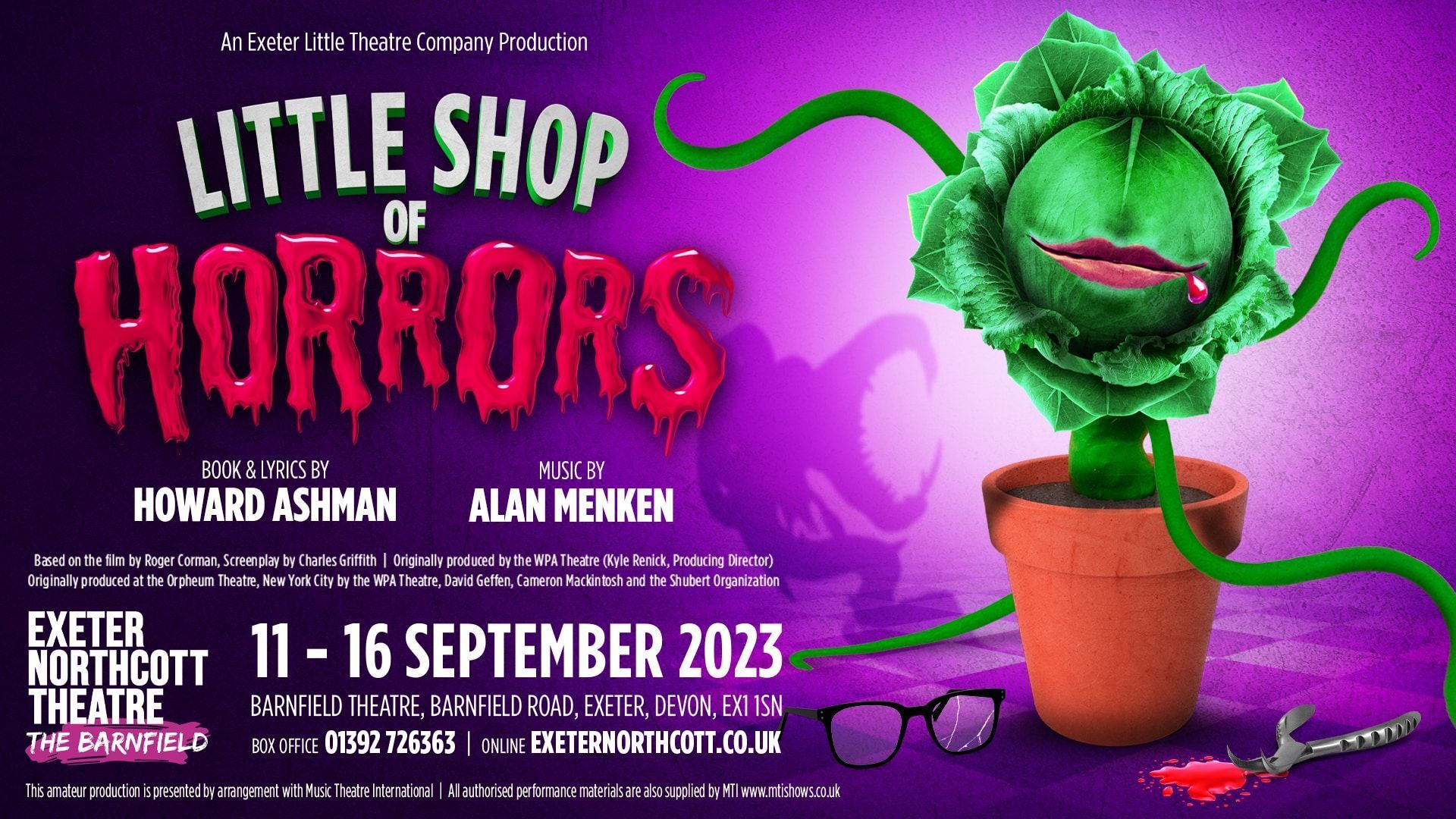 1920x1080 Little Shop of Horrors Northcott Theatre