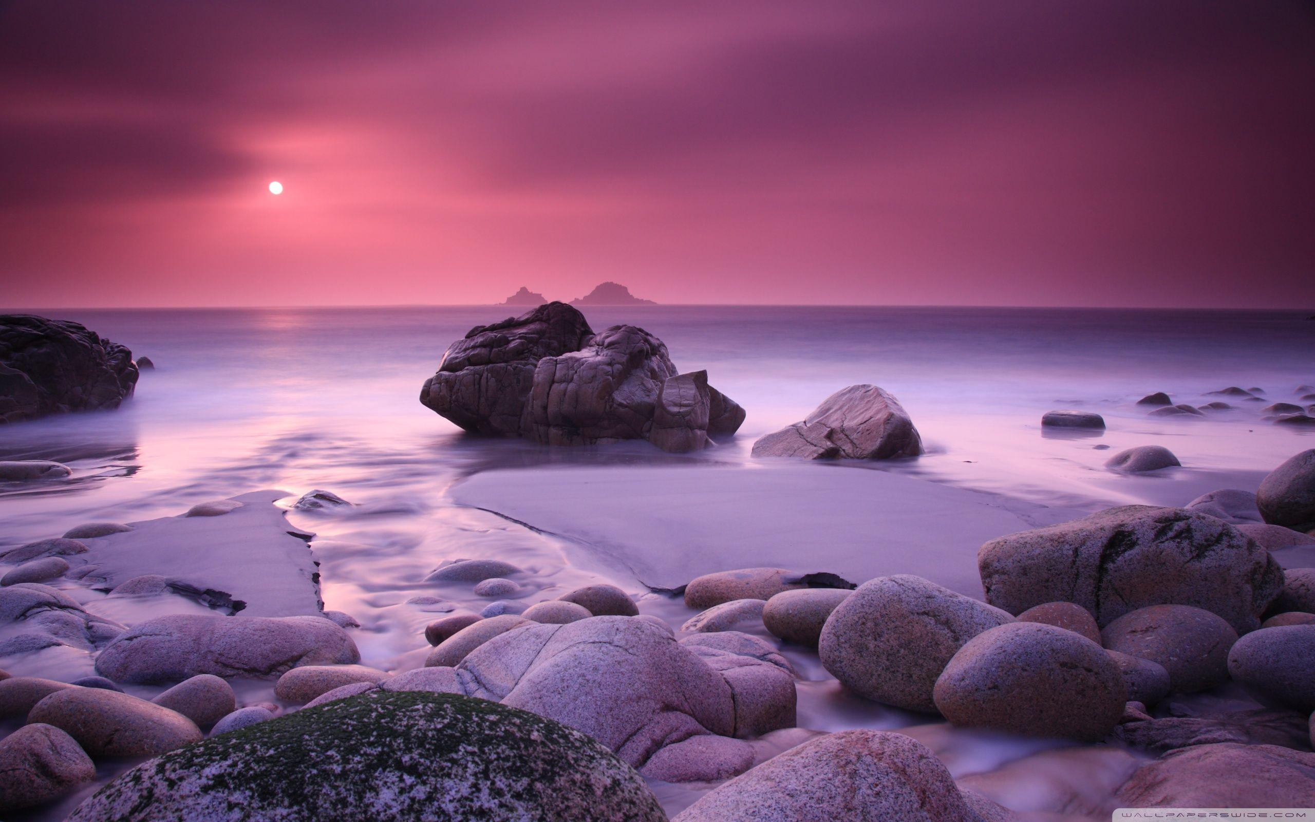 2560x1600 Purple Sunset ❤ 4K HD Desktop Wallpaper for 4K Ultra HD TV • Dual