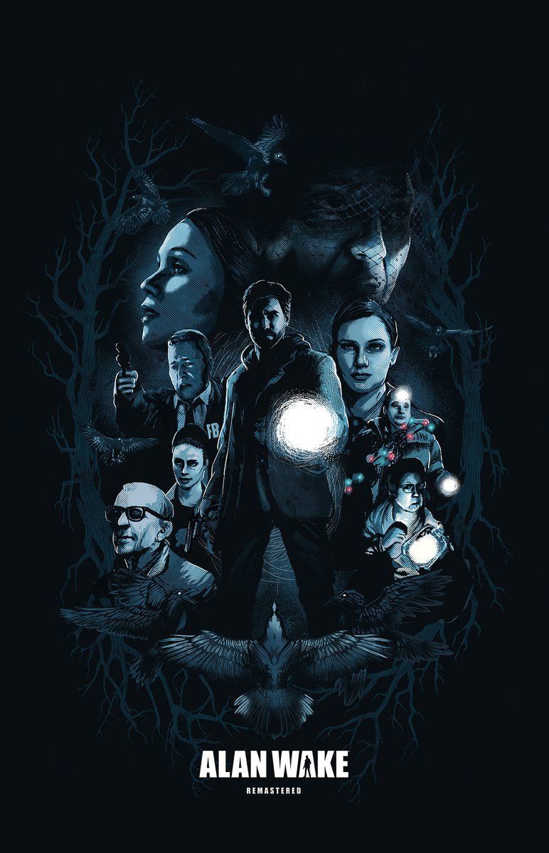 772x1200 Alan Wake 2 on X: Get Alan Wake Remastered cinematic posters, wallpaper, and more! #AlanWake