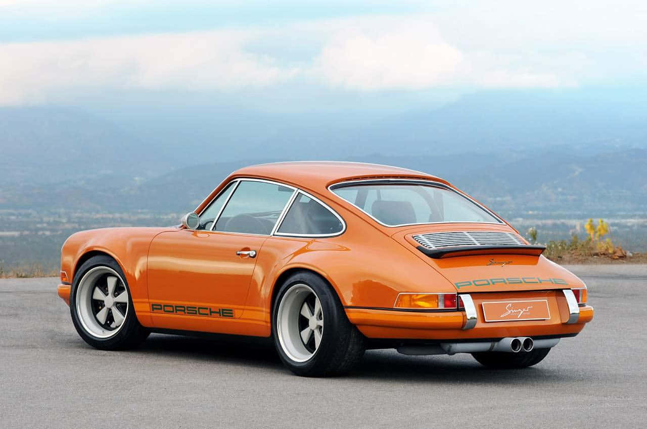 1280x850 Download Vintage Porsche 912 Looking Sharp On A Sunny Day Wallpaper