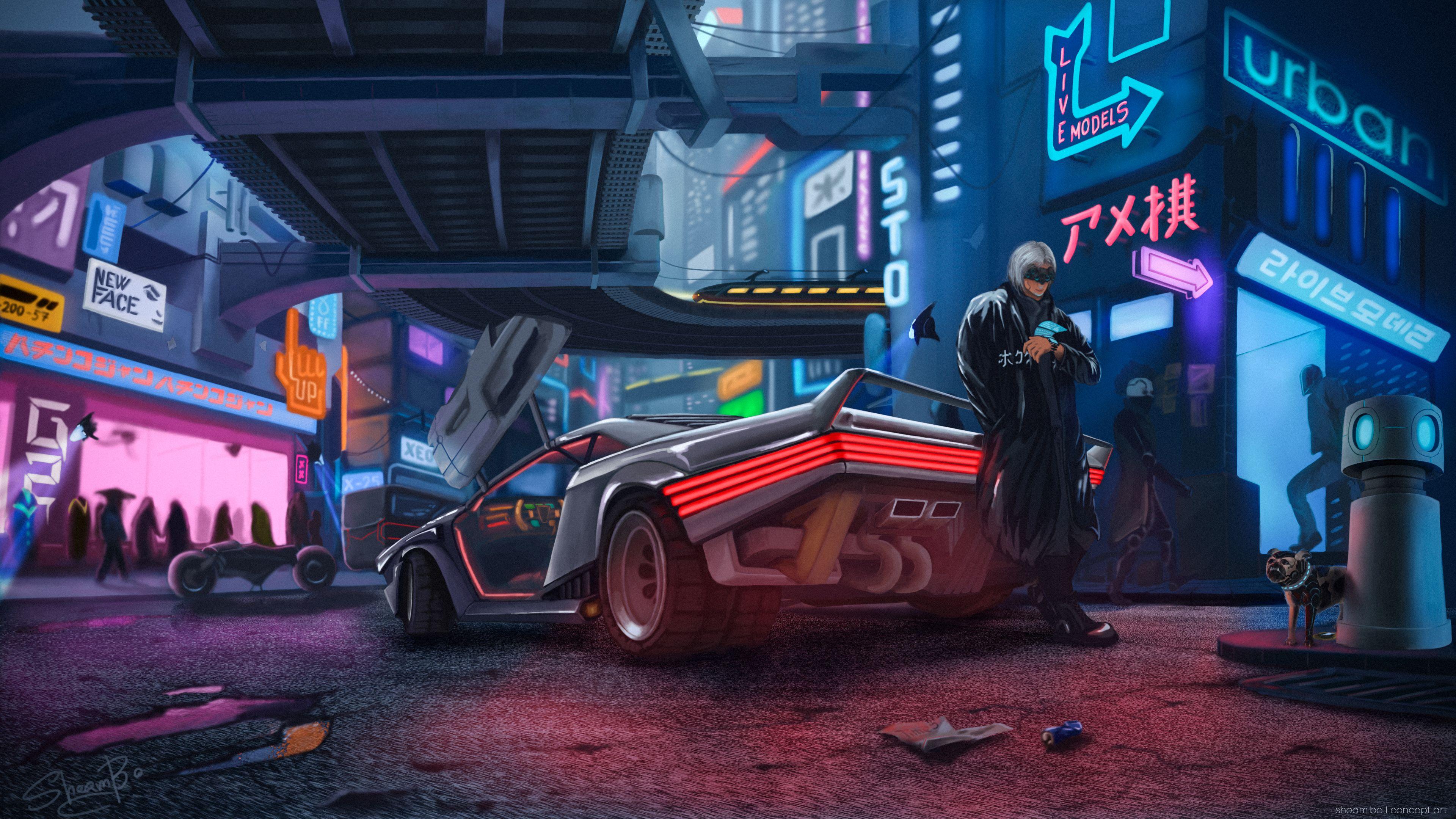 Video Game Cyberpunk 2077 HD Wallpaper by Gino77