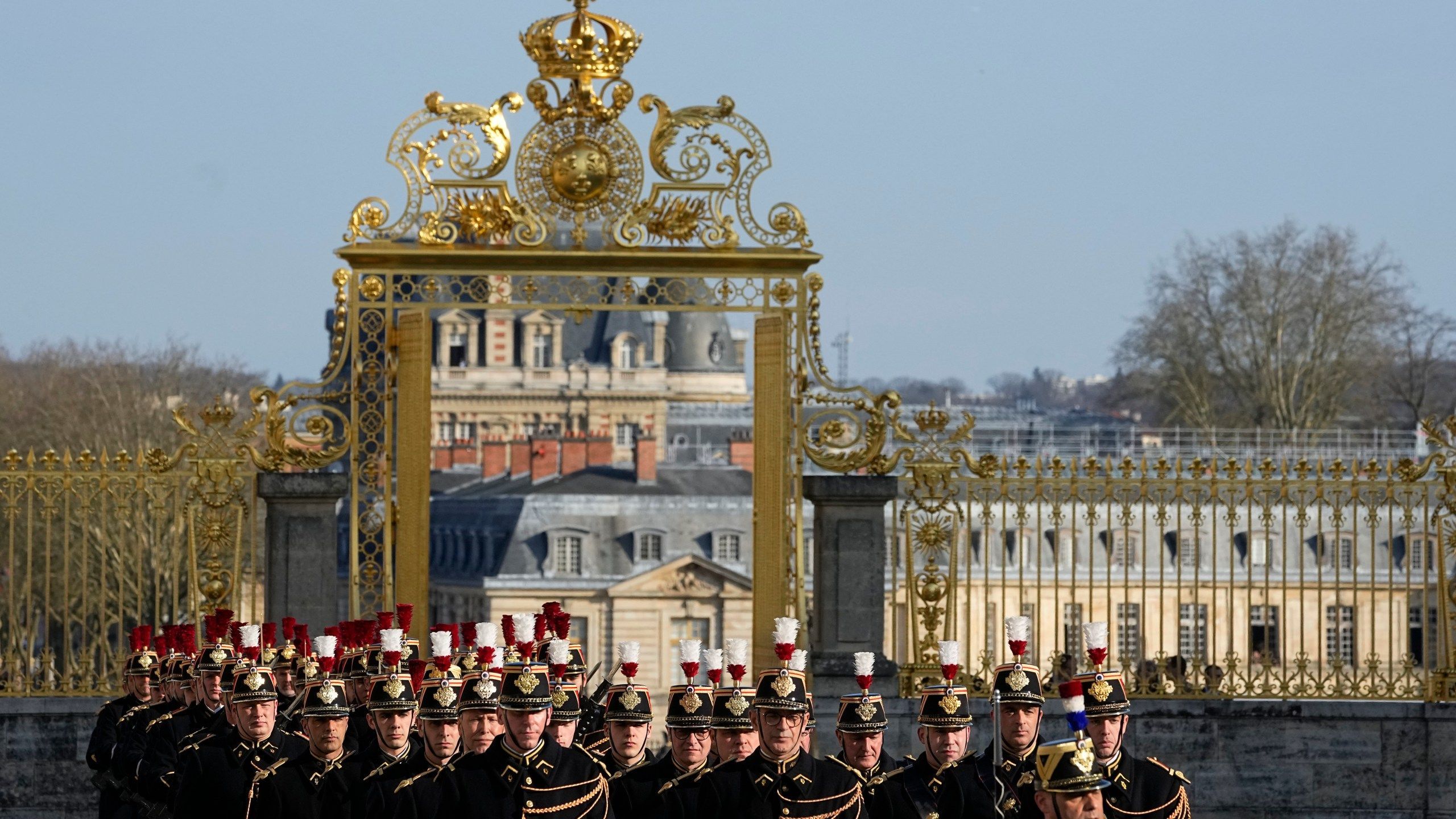 2560x1440 The Versailles Palace celebrates its 400th anniversary and hosts King Charles III for state dinner