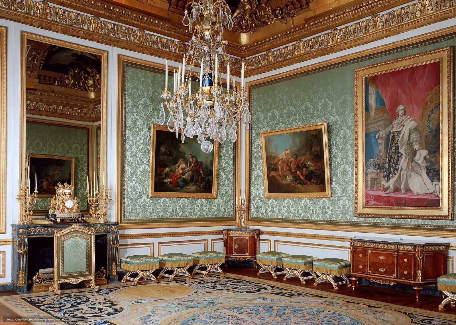 1600x1143 Download wallpaper France, Versailles, palace, interior free desktop wallpaper in the resolution 4500x3215