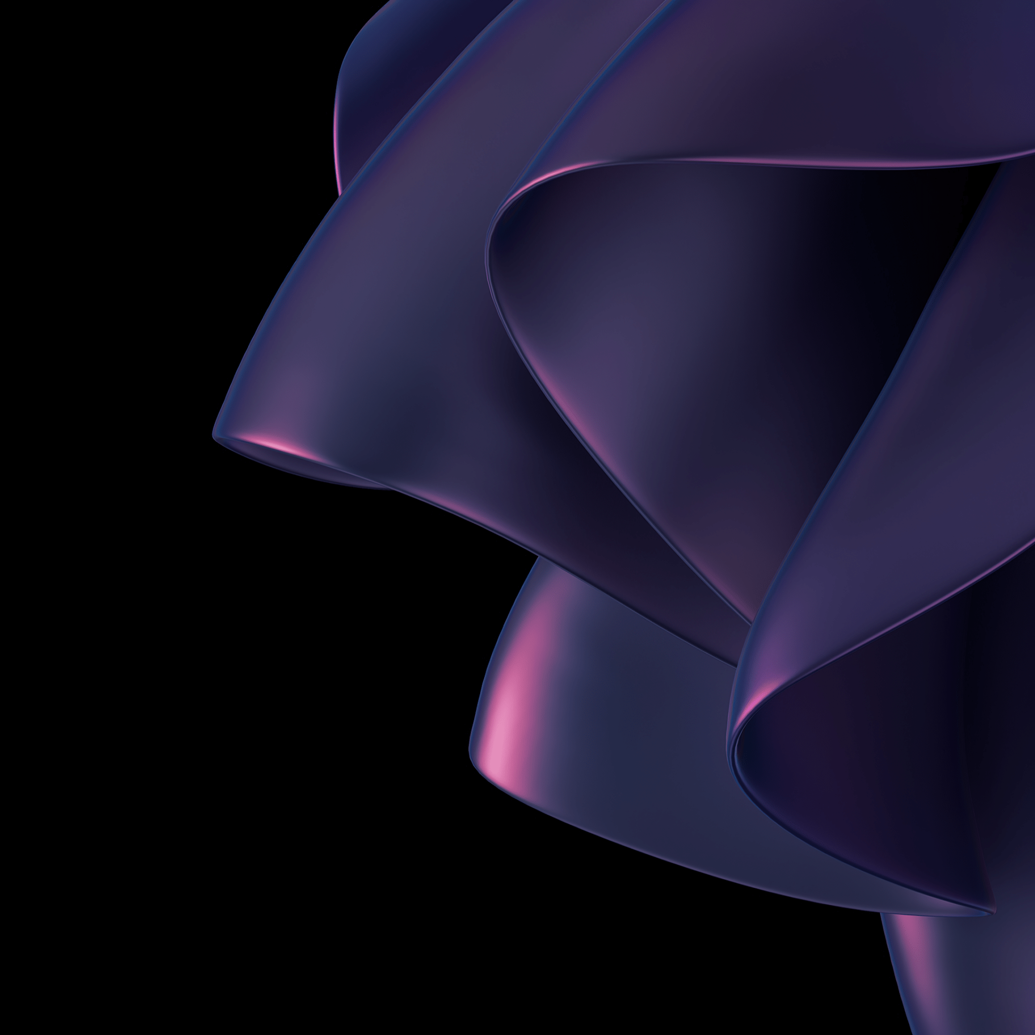 2048x2048 Oppo Find N Wallpaper 4K, Purple, Black background, AMOLED