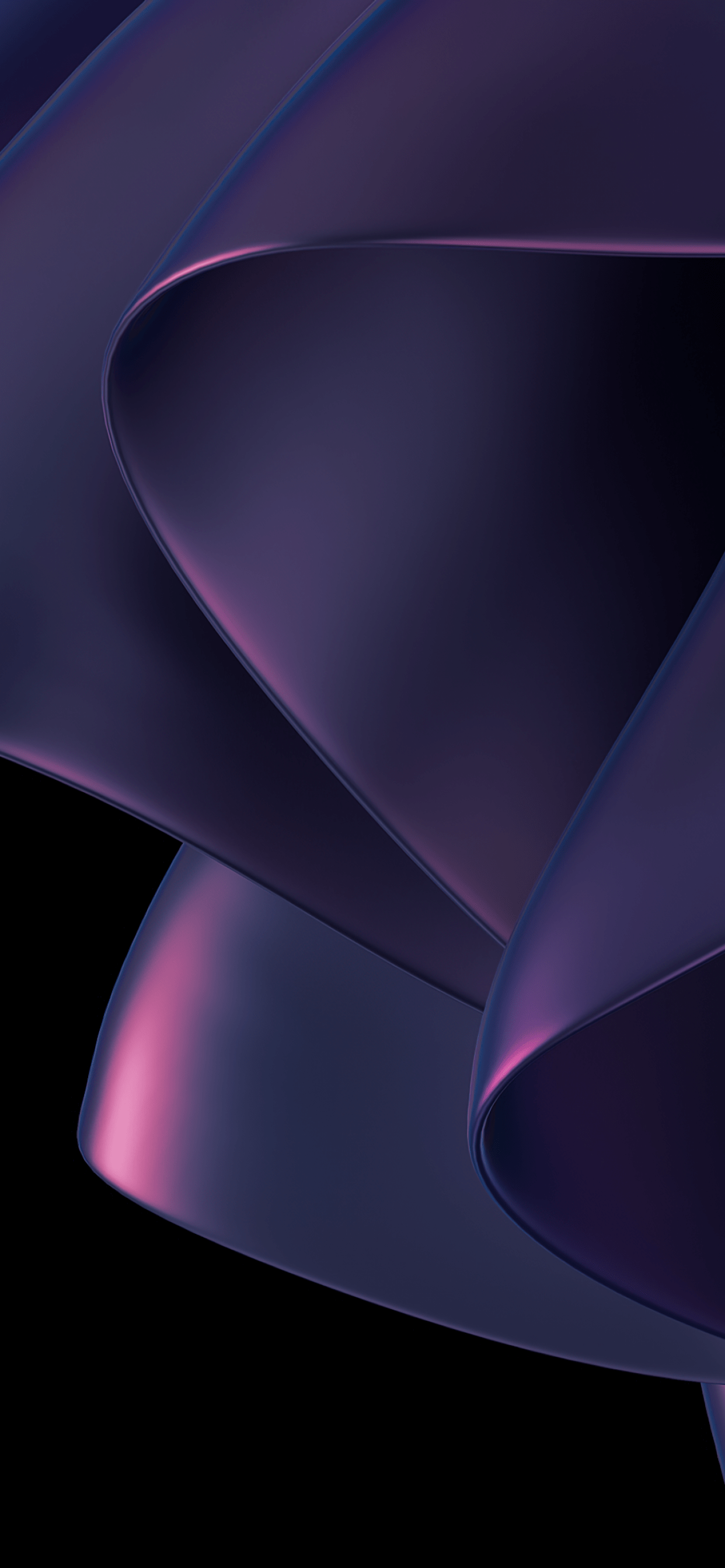 1242x2688 Oppo Find N Wallpaper 4K, Purple, Black background, AMOLED