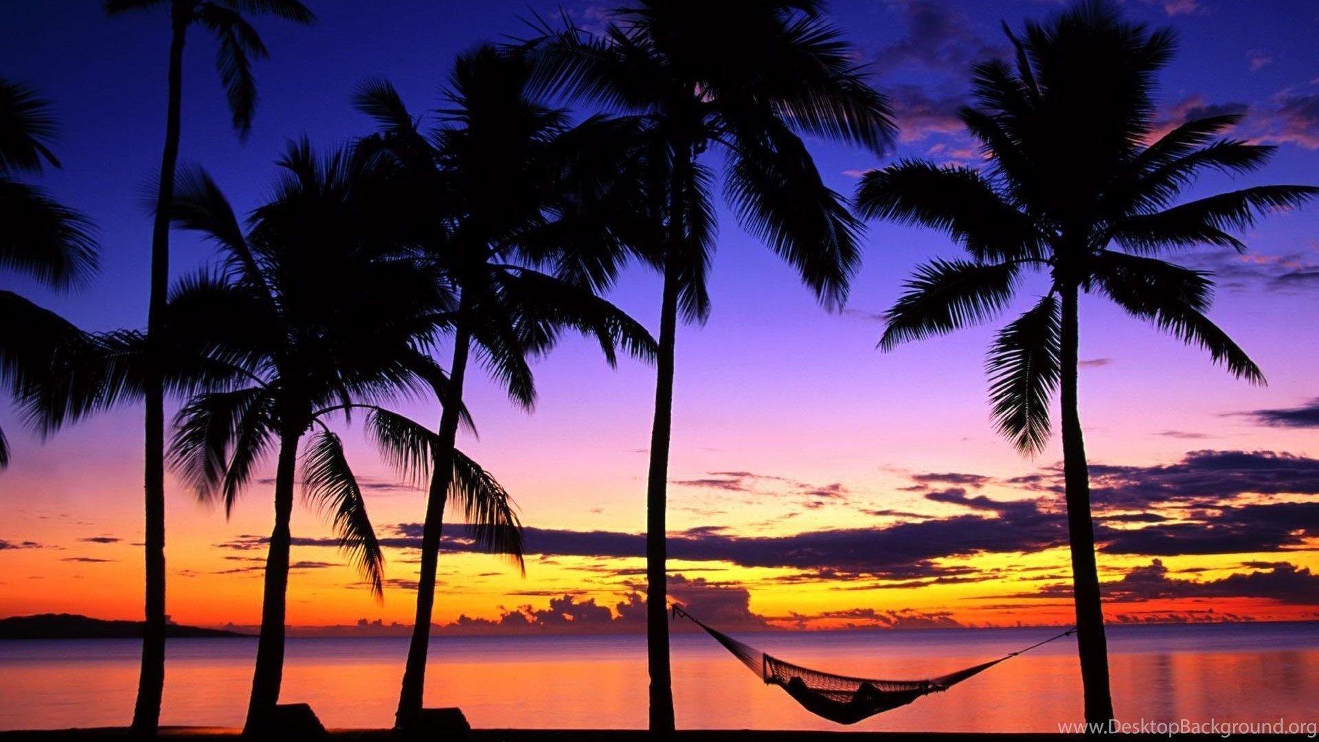 1920x1080 Purple Sunset Wallpaper Desktop Background