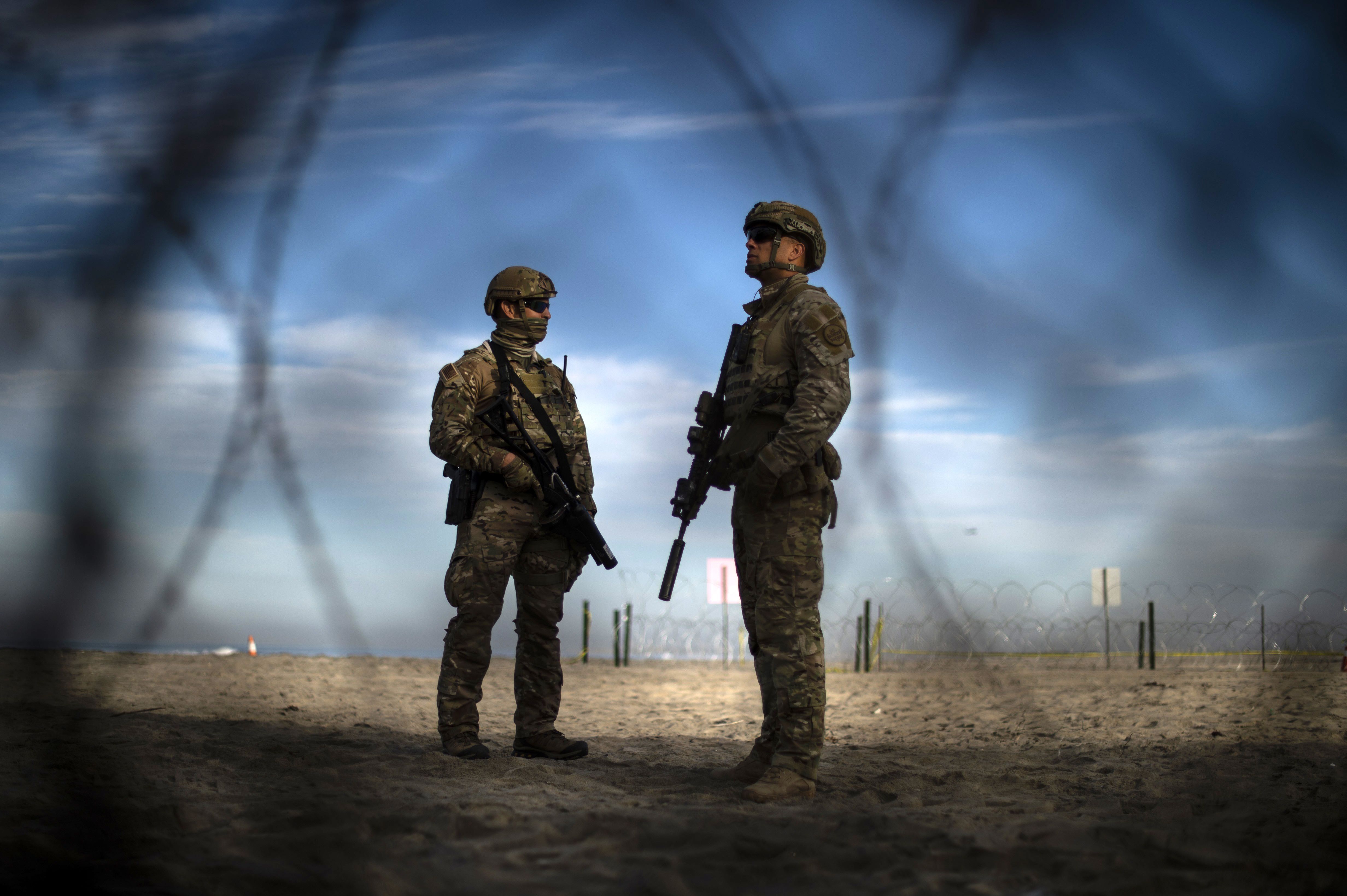 4928x3280 Trump Sending 100 More Troops to the U.S. Border With Mexico