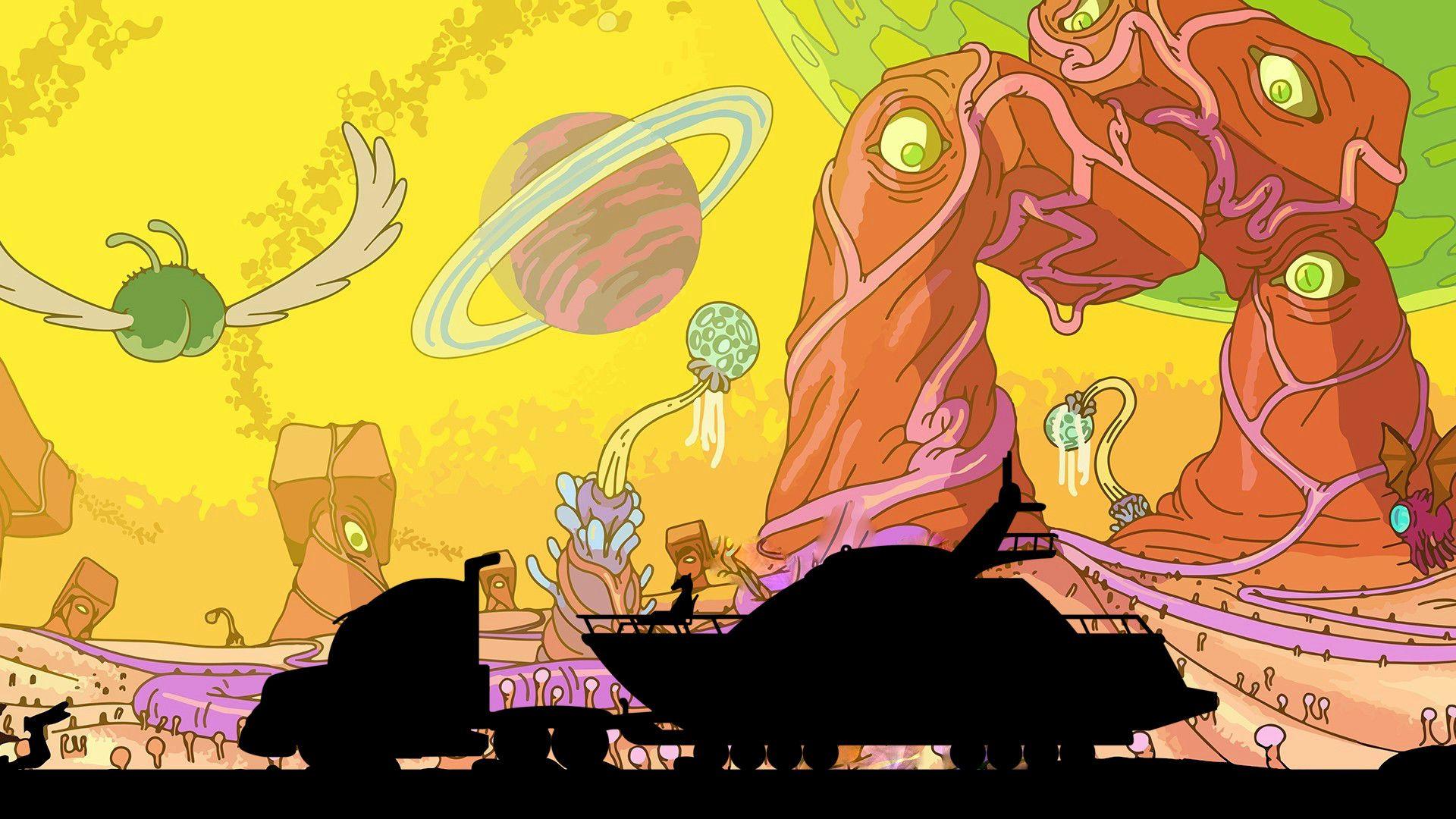 1920x1080 Made another wallpaper It's a mix between Rick and Morty & Bojack Horseman again. 4K of Wallpaper for Andriod