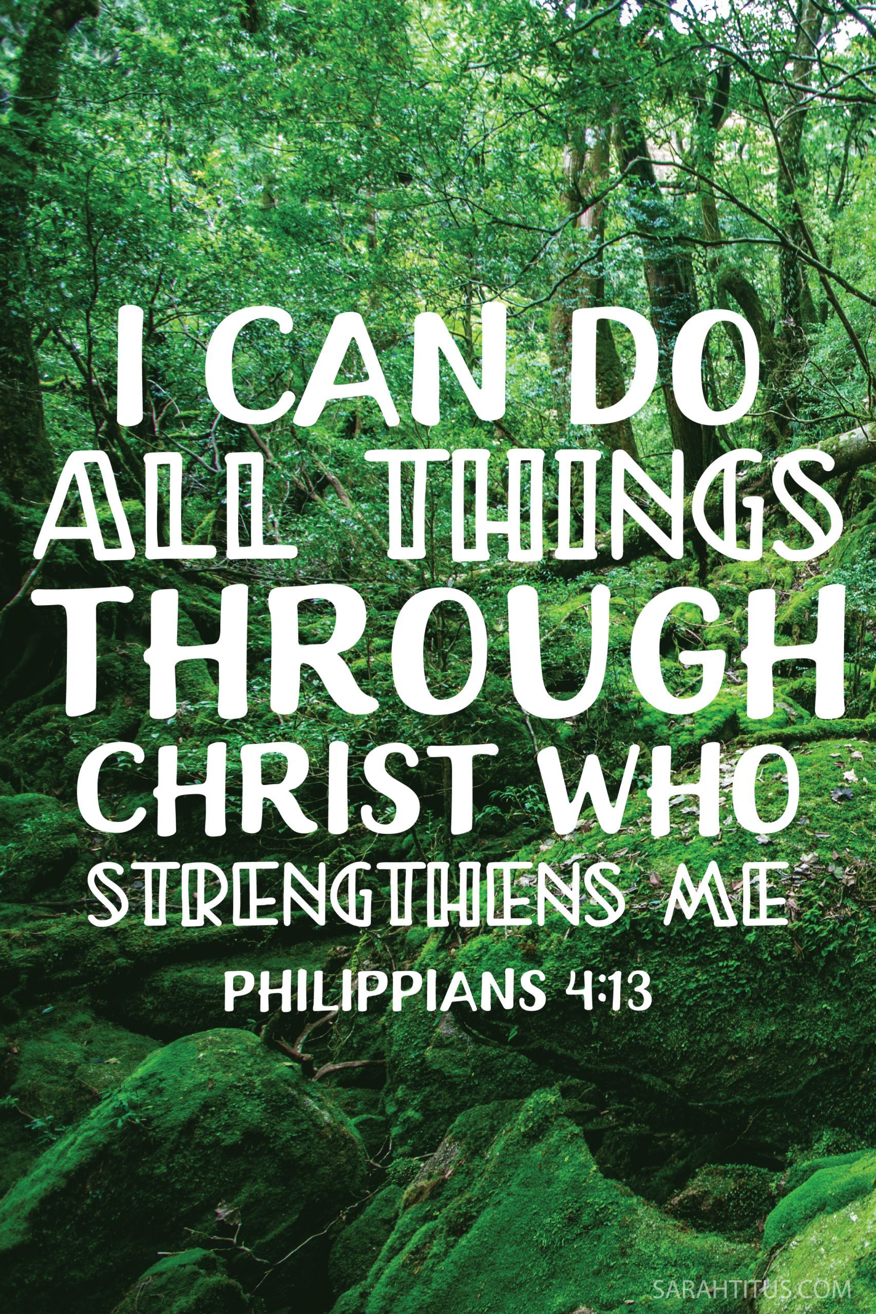 I Can Do All Things Through Christ Wallpapers - Top Free I Can Do All