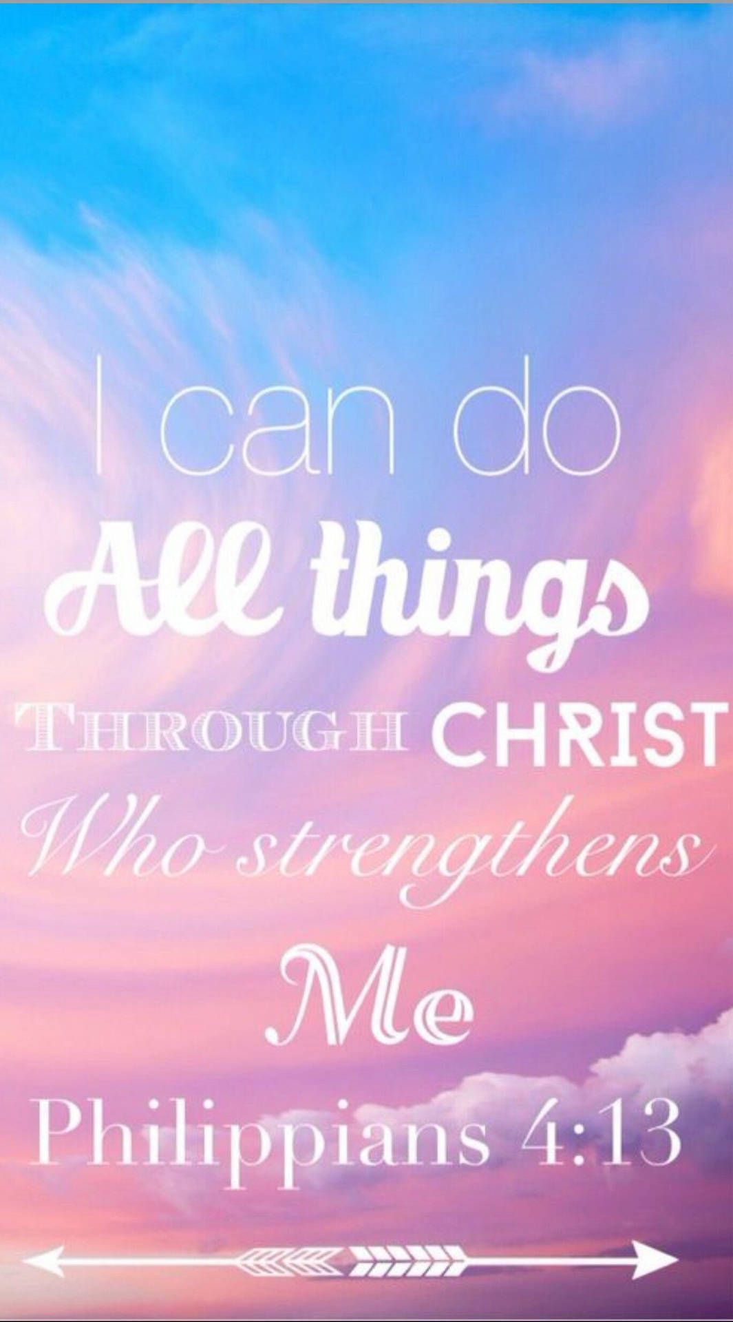 1065x1920 Download The Gospel of Philippians can do all things through him who strengthens me. Wallpaper