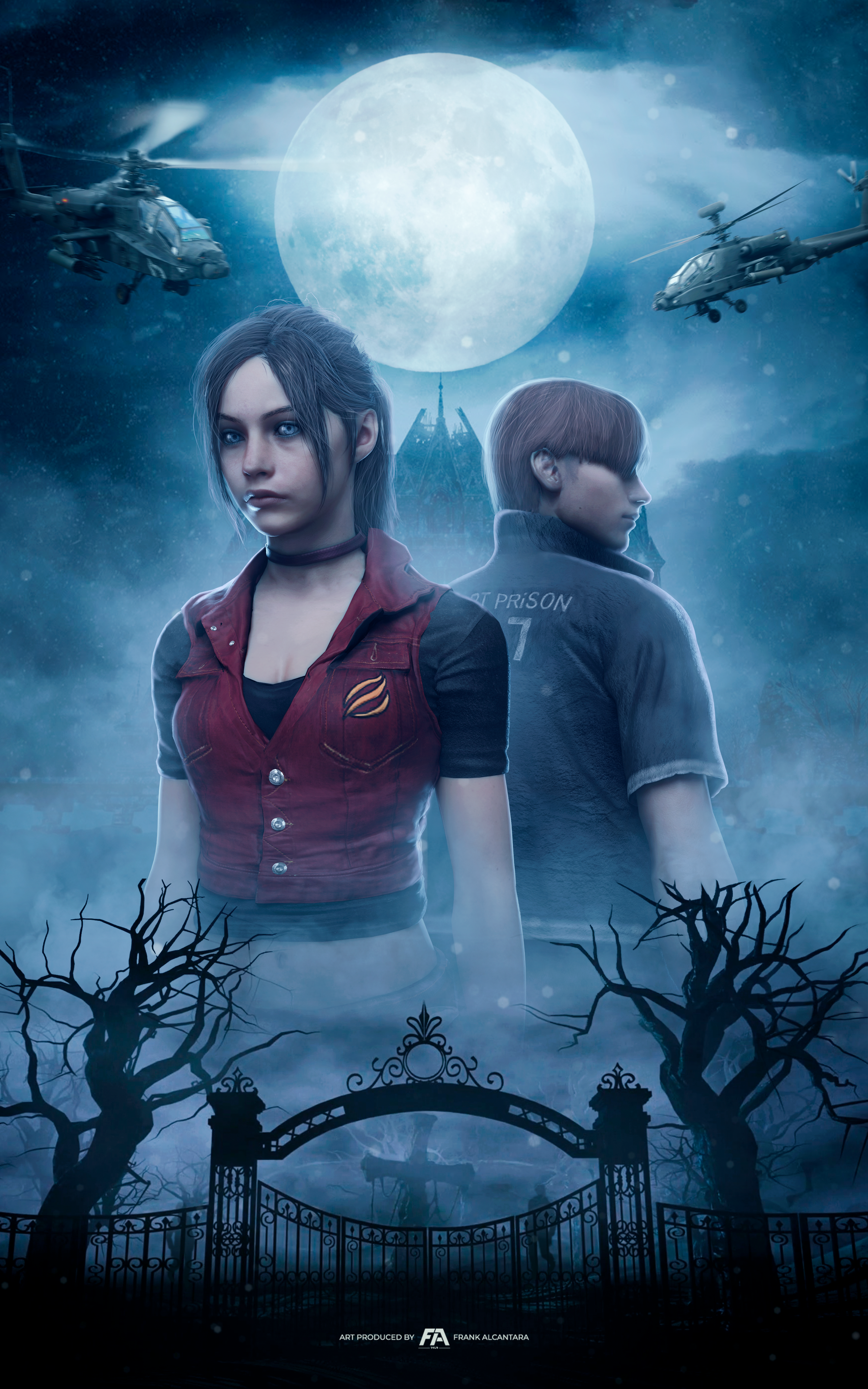 2570x4112 Resident Evil CODE Veronica Artwork by me :)