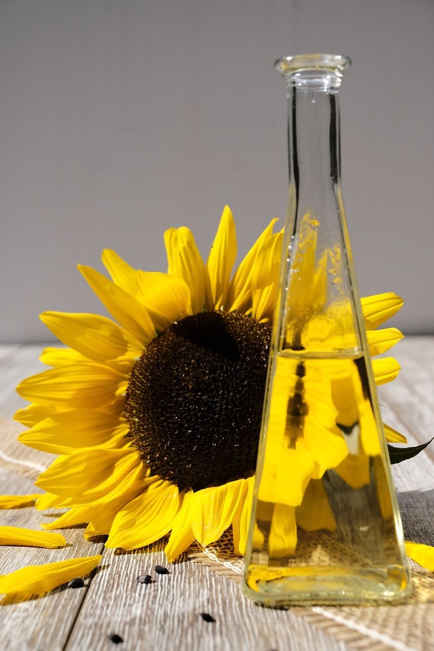 853x1280 Oil Sunflower Edible