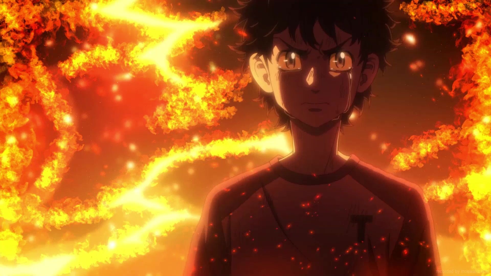 1920x1080 Takemichi Hanagaki Crying In The Fire Tokyo Revengers Live Wallpaper