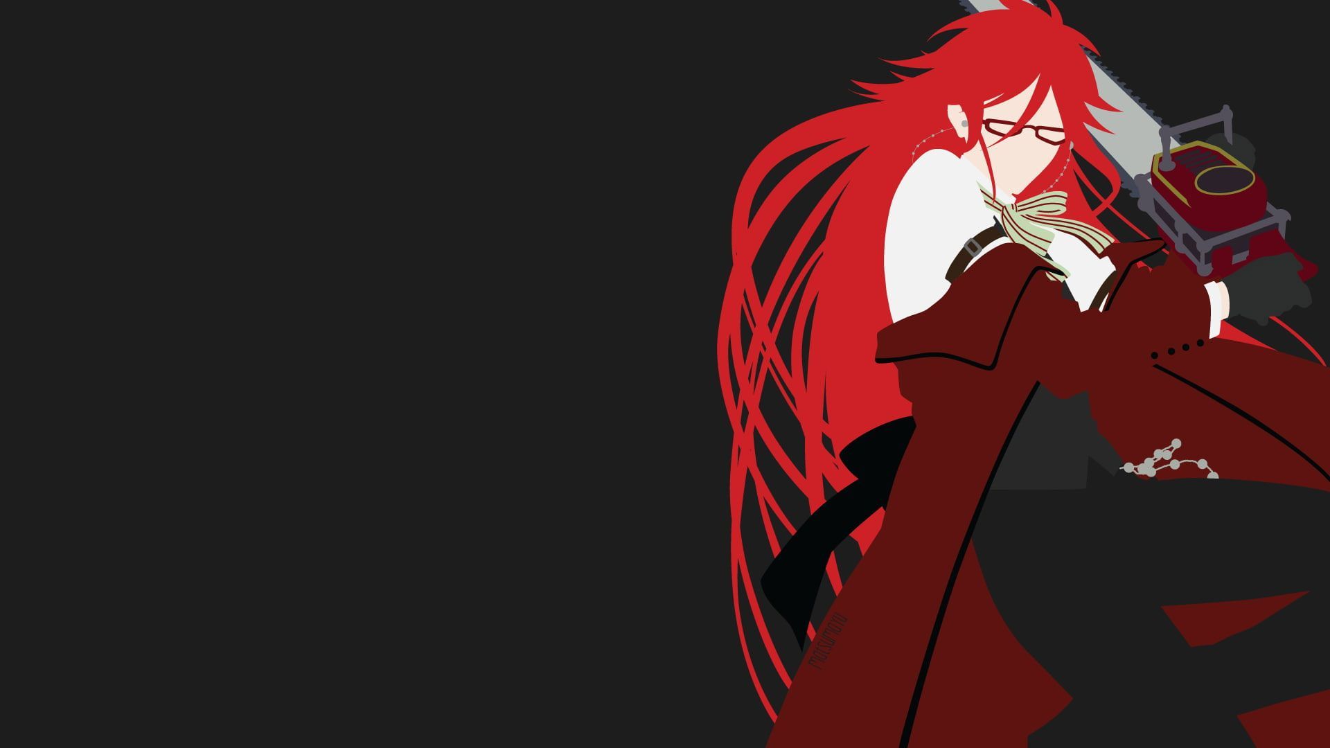 1920x1080 Wallpaper Anime, Black Butler, Grell Sutcliff