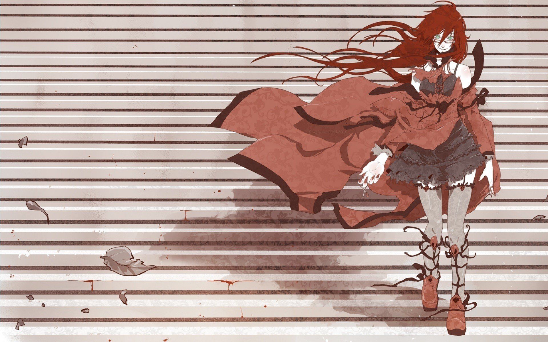 1920x1200 Black Butler Grell Wallpaper