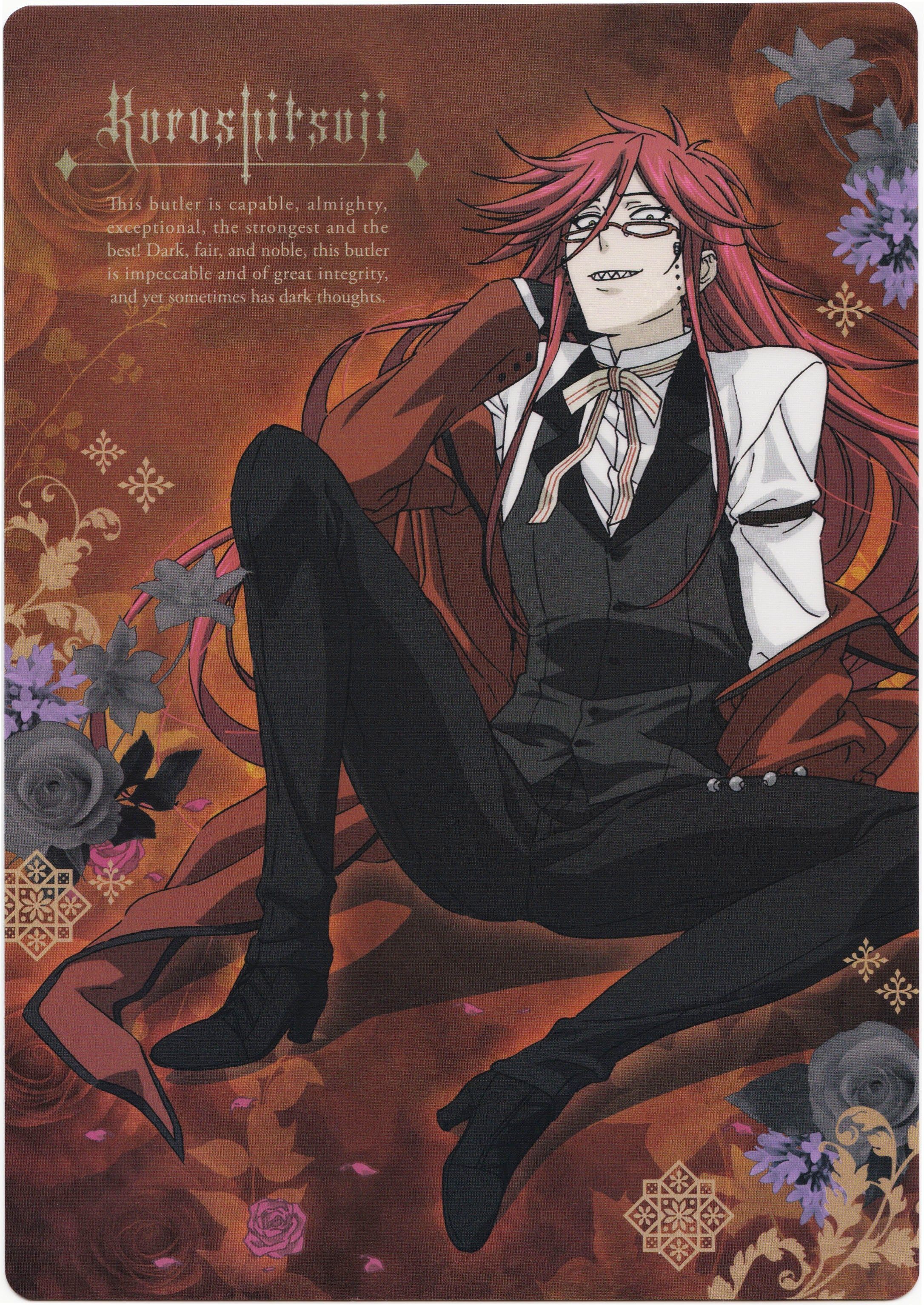 2172x3067 Grell Sutcliff Wallpaper by Toboso Yana Anime Image Board