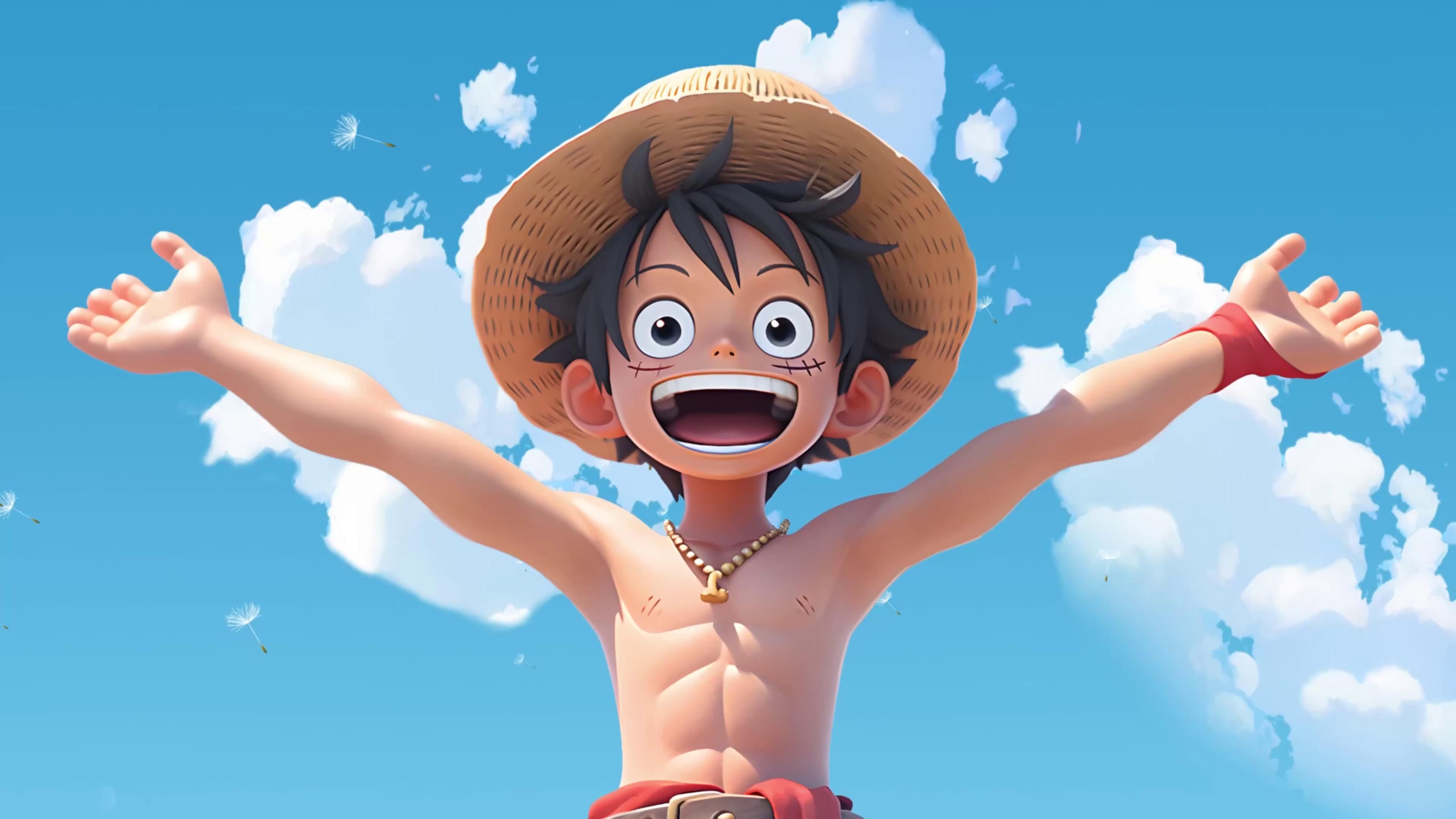 3840x2160 Straw Hat Kid Luffy Live Wallpaper