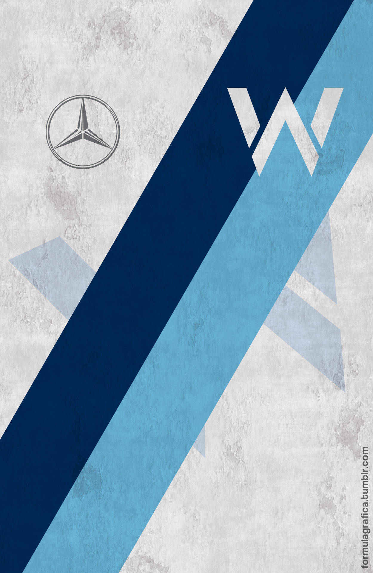 1250x1920 Download Mercedes Benz And Williams Logos Wallpaper