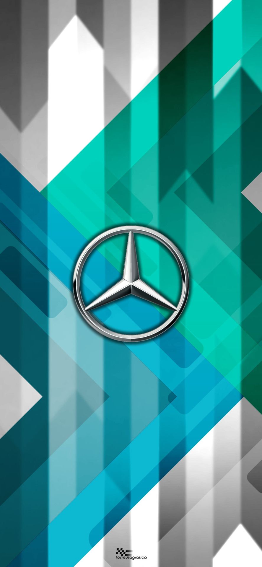 887x1920 Mercedes AMG Logo Wallpaper