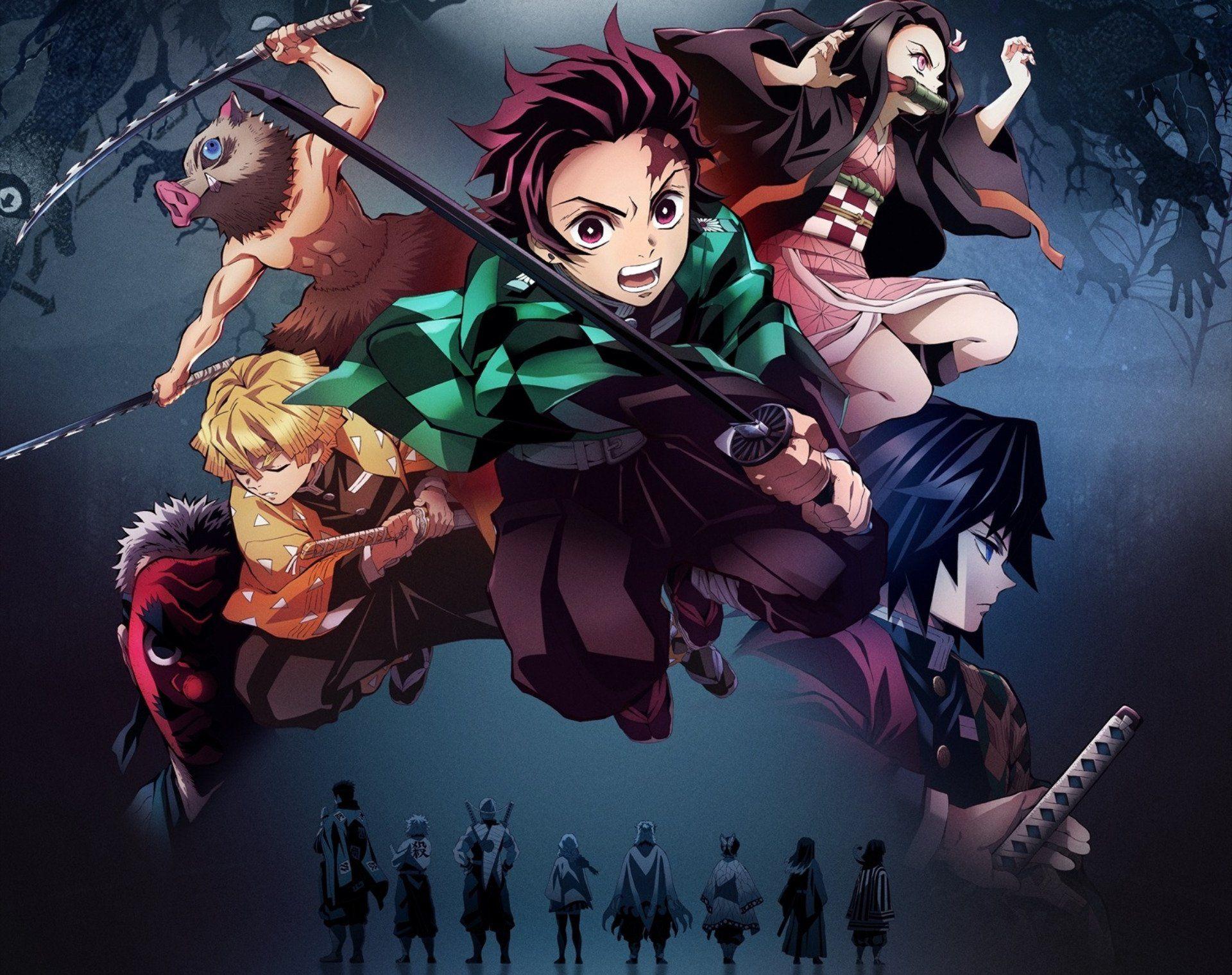 Hình nền độc đáo hình nền máy tính anime kimetsu siêu đẹp và siêu hấp dẫn