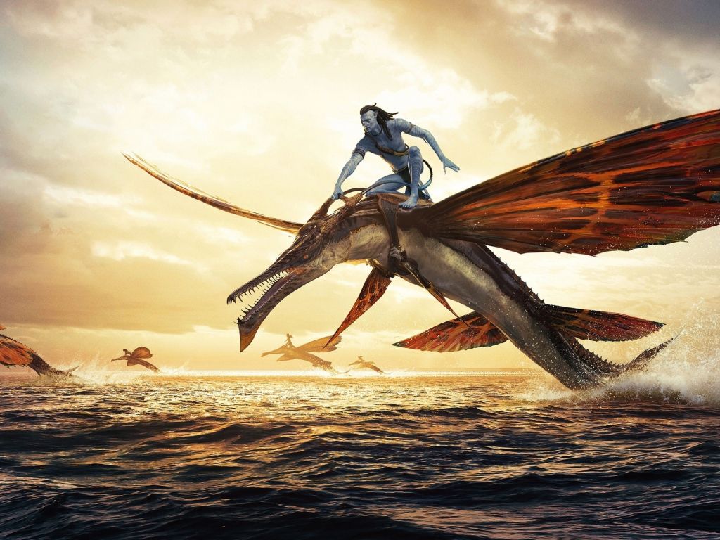 1024x768 Wallpaper avatar: the way of water, fantasy movie desktop wallpaper, HD image, picture, background, 595070
