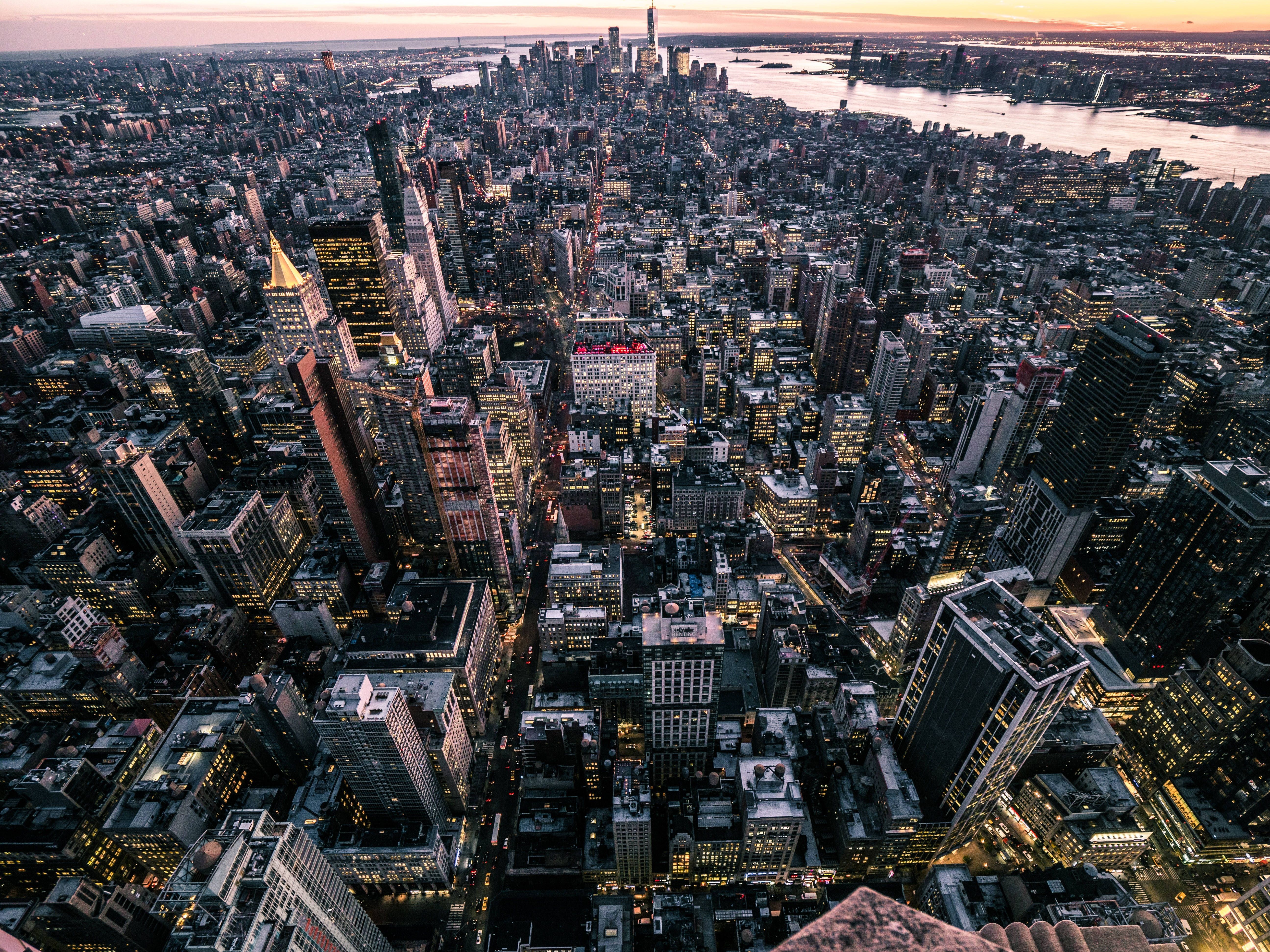 5184x3888 Download New York Cityscape Top View Wallpaper
