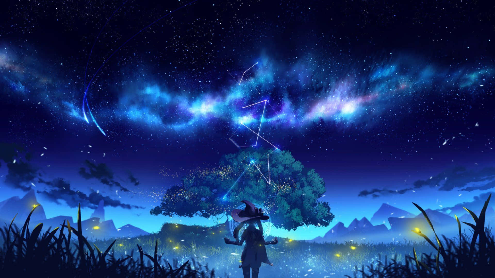 1920x1080 Download Stars In Sky Inazuma Genshin Wallpaper