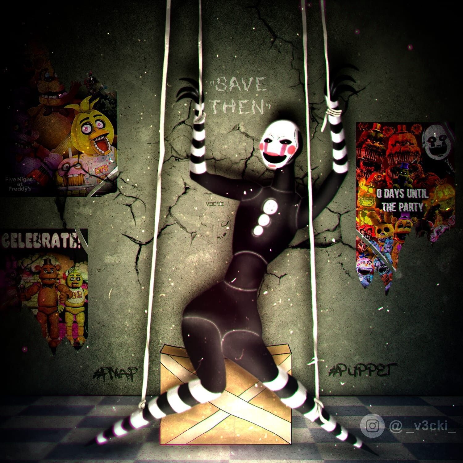 1500x1500 Puppet FNAF Fan Art!