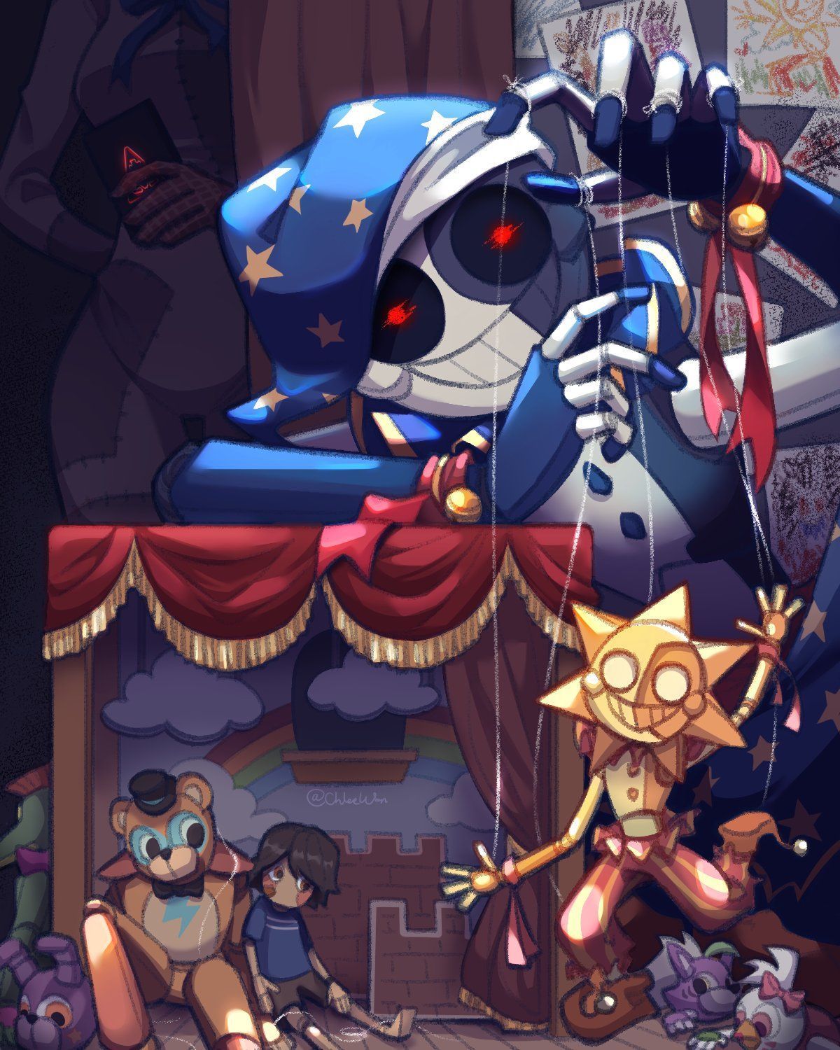 1200x1500 CW on X: Puppet- #FNAF #fnafsecuritybreach / X